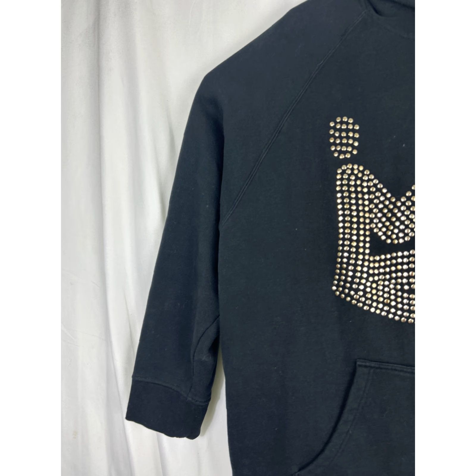 Logo 7 VINTAGE Pnb Nation Black Zip Up Hoodie Sweater Gold Stud Logo Mens XXXL Crown Size US XXL / EU 58 / 5 - 2 Thumbnail