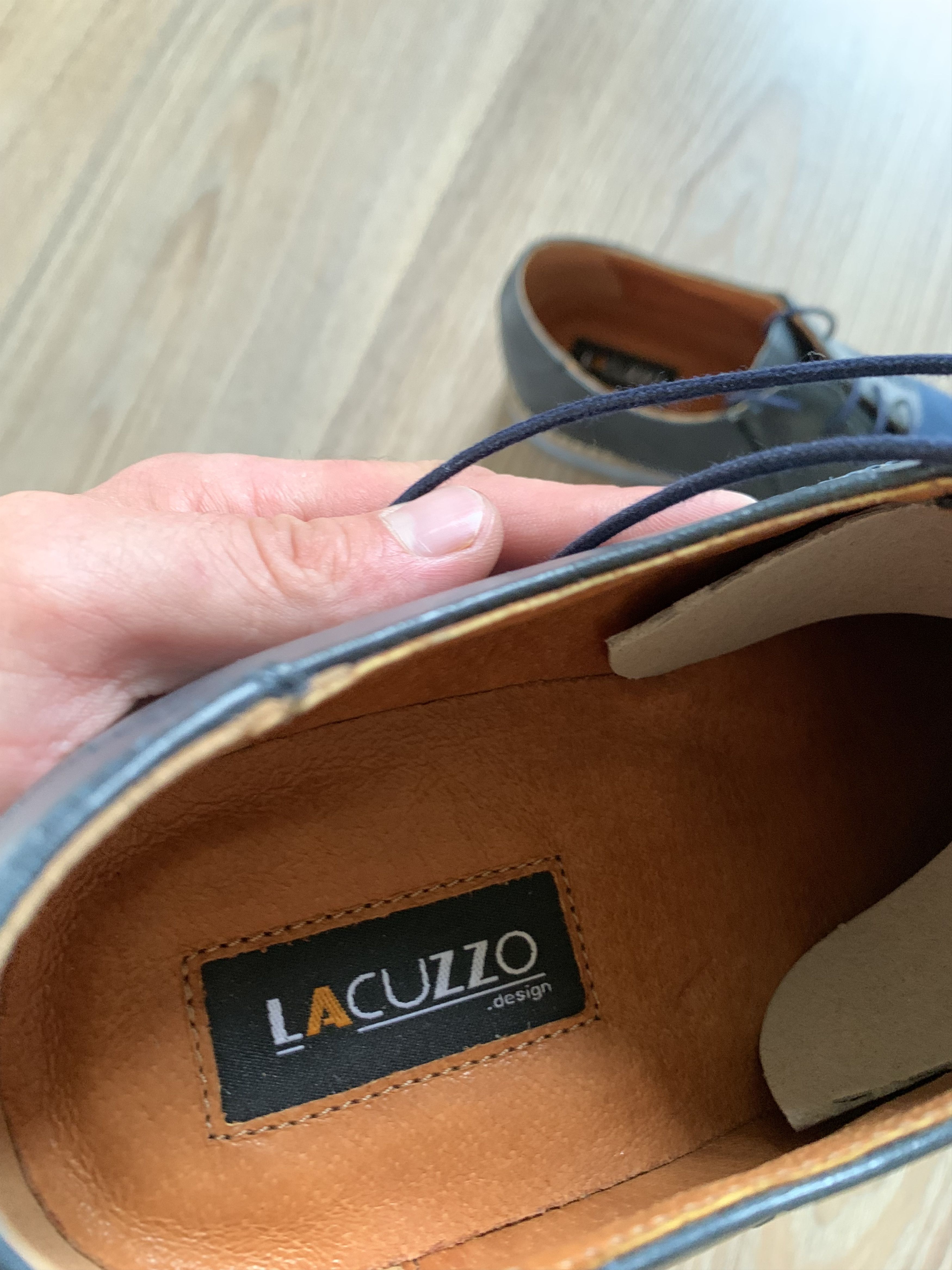 Other Lacuzzo Design Combined Leather Textile Italian Shoes Size US 9 / EU 42 - 9 Thumbnail