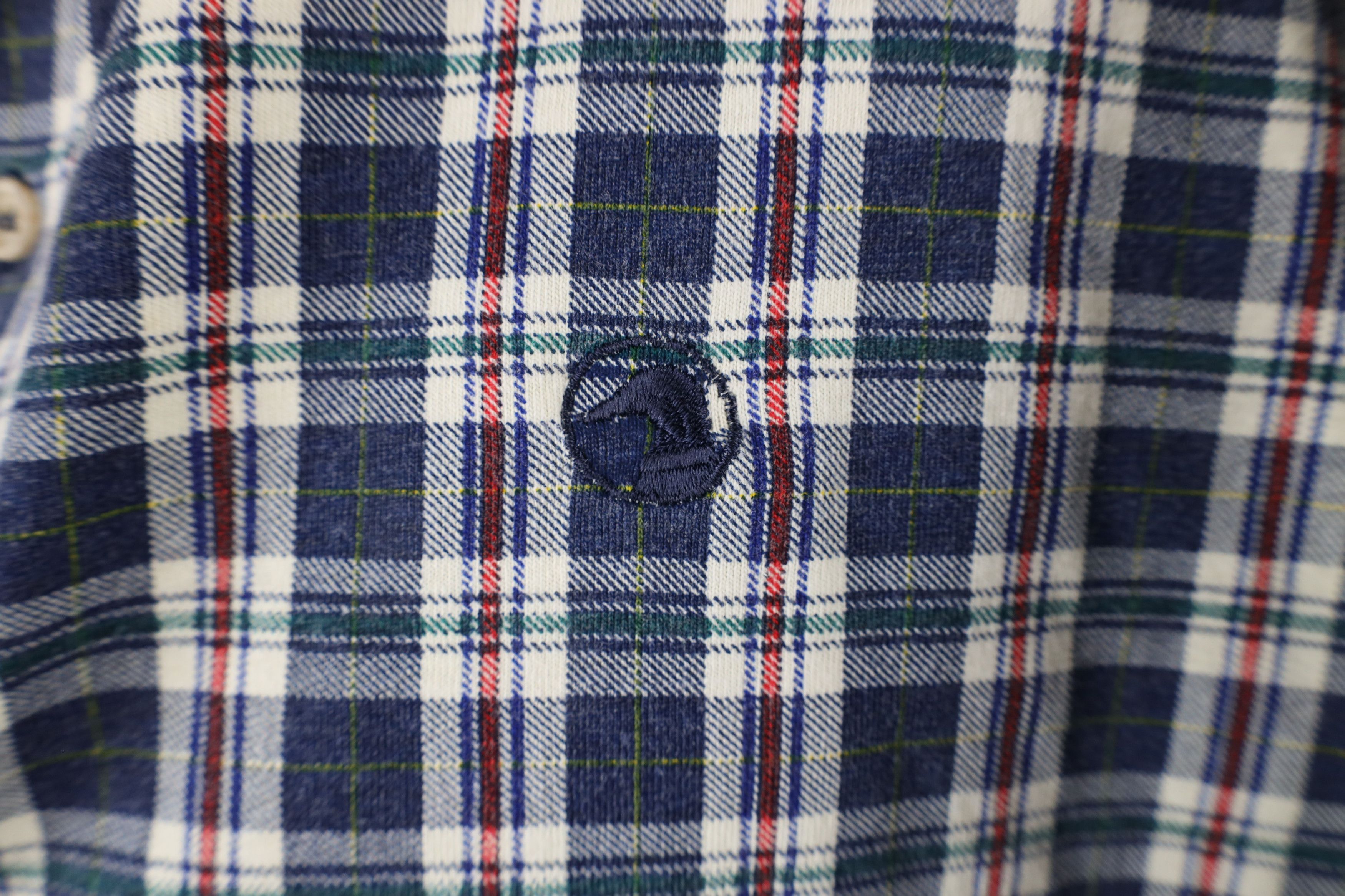 Vintage Vintage 90s Duck Head Rainbow Plaid Collared Polo Shirt USA Size US L / EU 52-54 / 3 - 6 Thumbnail