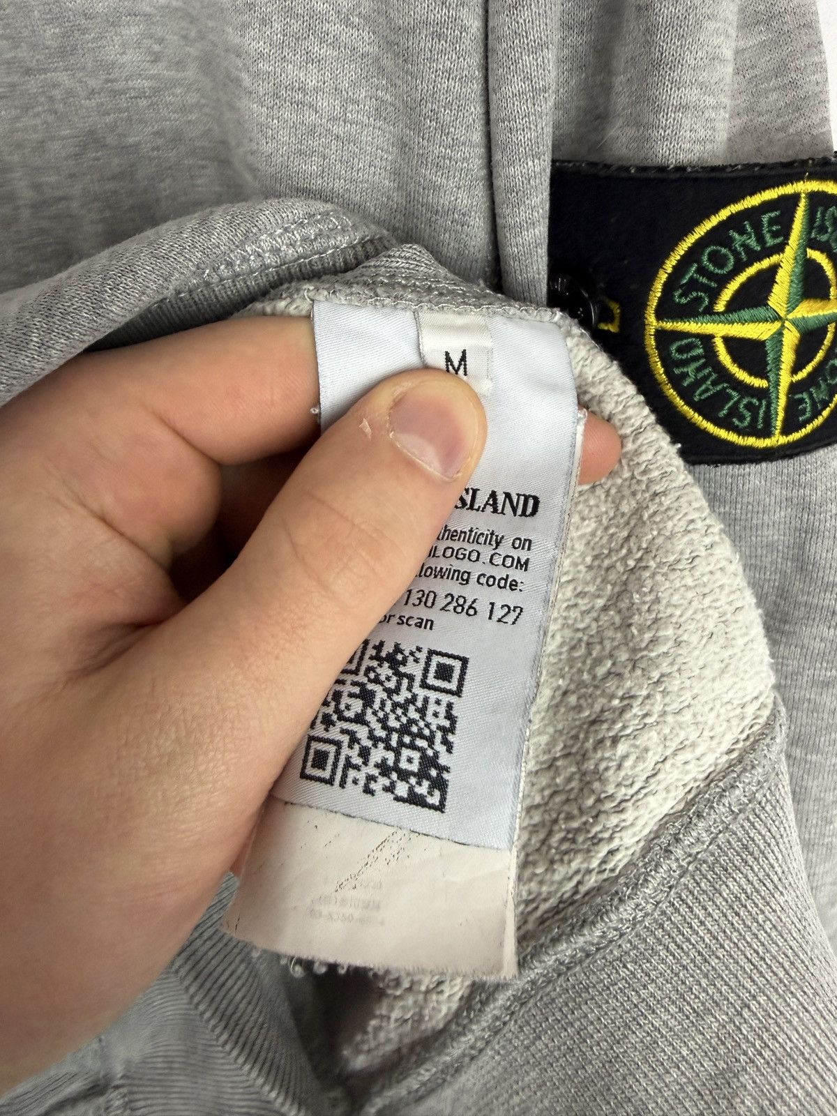 Stone Island Grey Stone Island sweatshirt Size US M / EU 48-50 / 2 - 7 Thumbnail