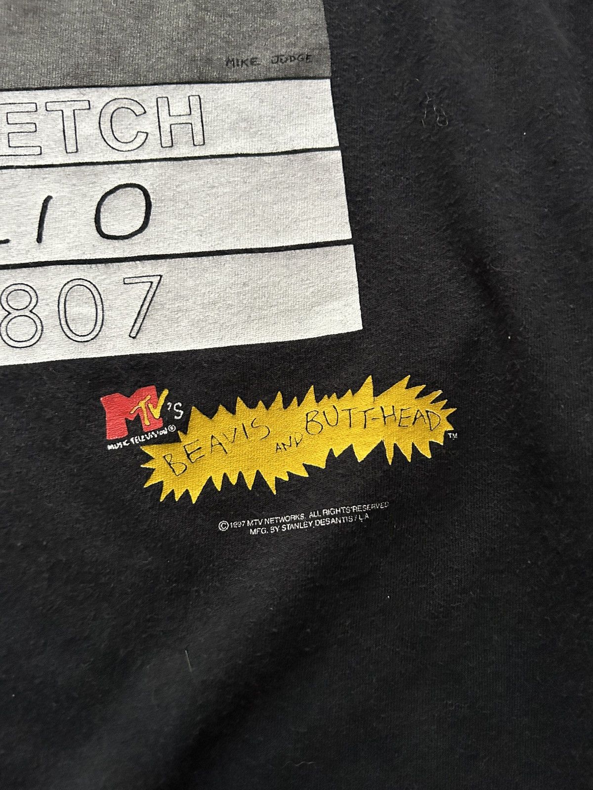 Cartoon Network Vintage 1997 Beavis and ButtHead Huh Huh MTV AOP T-shirt Size US L / EU 52-54 / 3 - 2 Thumbnail
