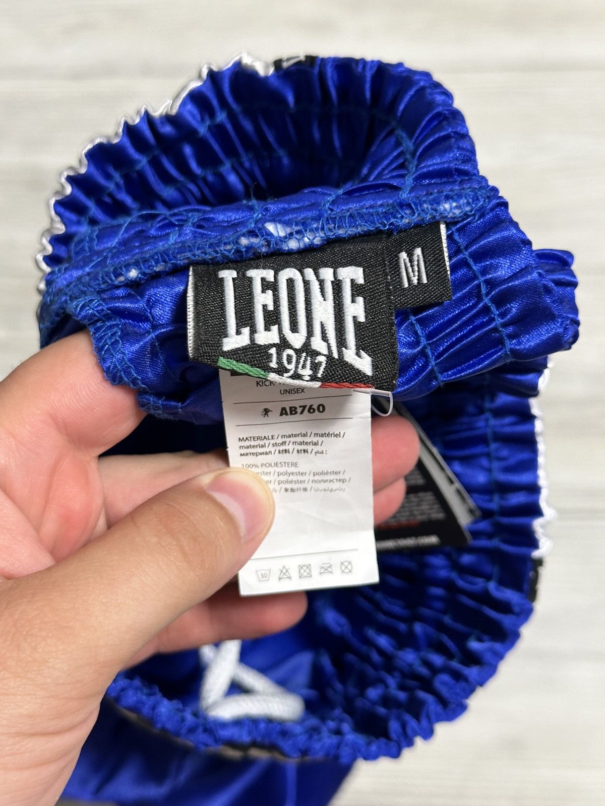 Vintage New Leone Bilateral Muay Thay Boxing Shorts Size US 34 / EU 50 - 8 Thumbnail