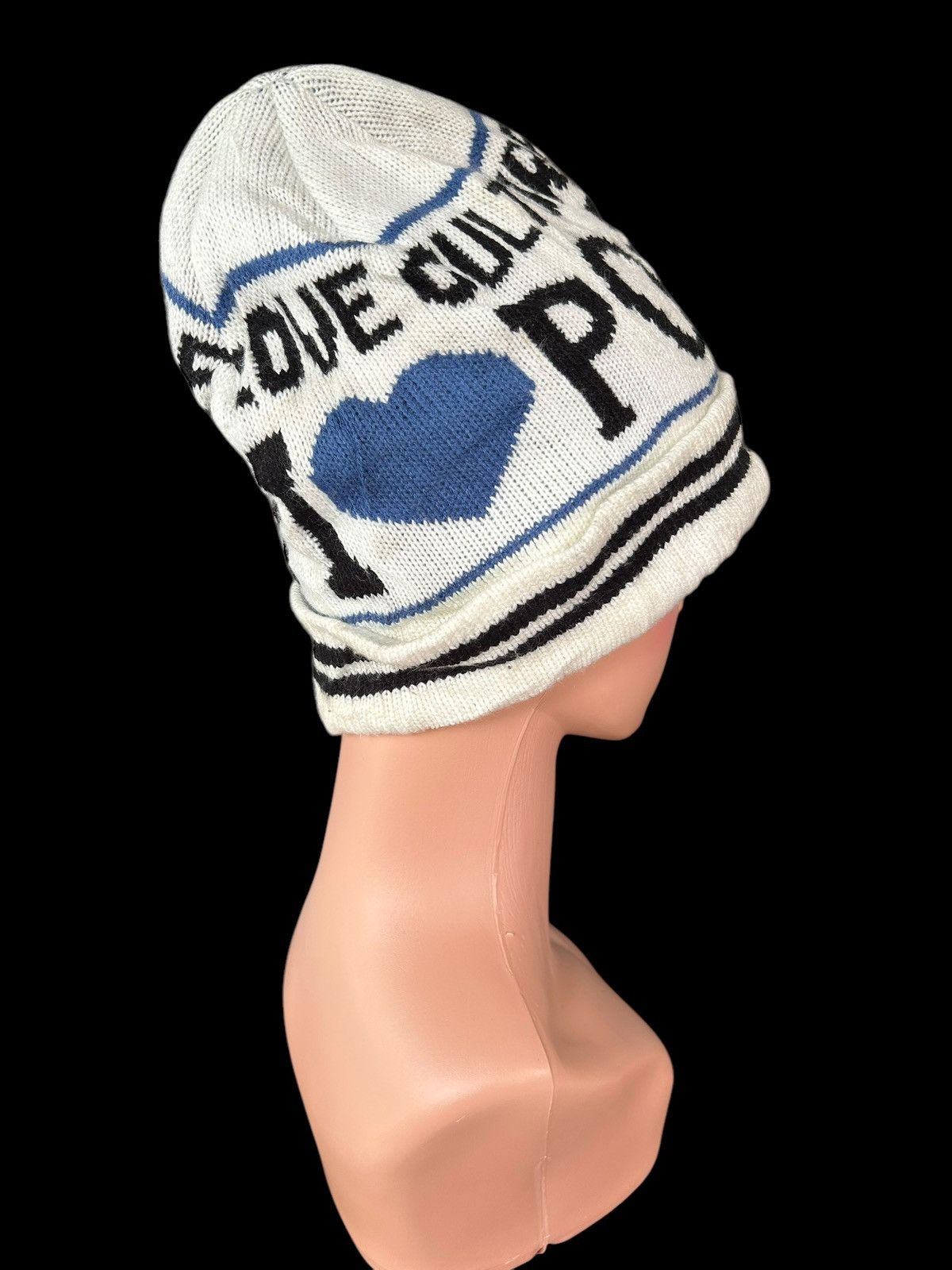 Japanese Brand × Kapital × Vintage I 🩵 POP Love Culture Beanie Hats Size ONE SIZE - 3 Thumbnail