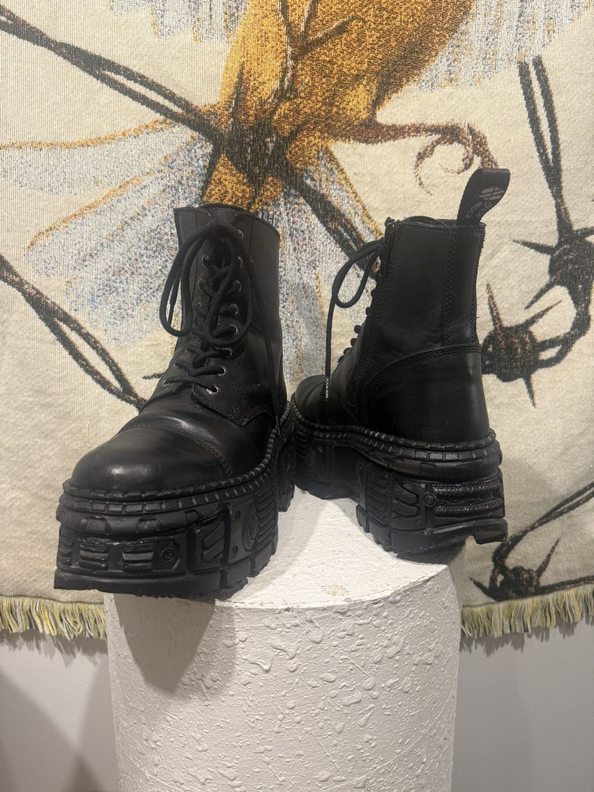 New Rock New Rock M-WALL083C-S5 Platform Boots Size US 8 / EU 41 - 4 Thumbnail