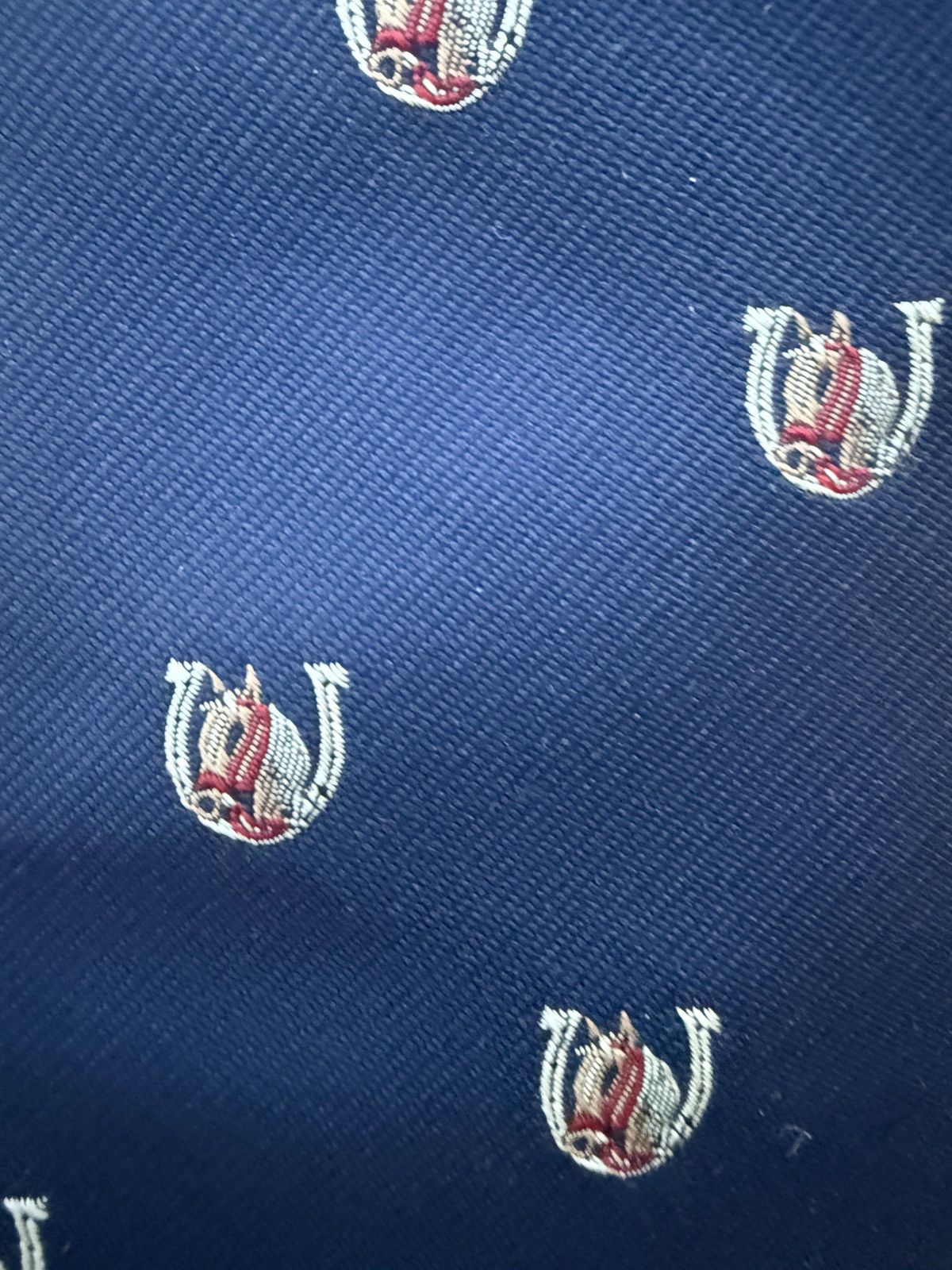 Cambridge Satchel Company VTG Cambridge Collection By Damon Mens Neck Tie Equestrian Size ONE SIZE - 3 Thumbnail
