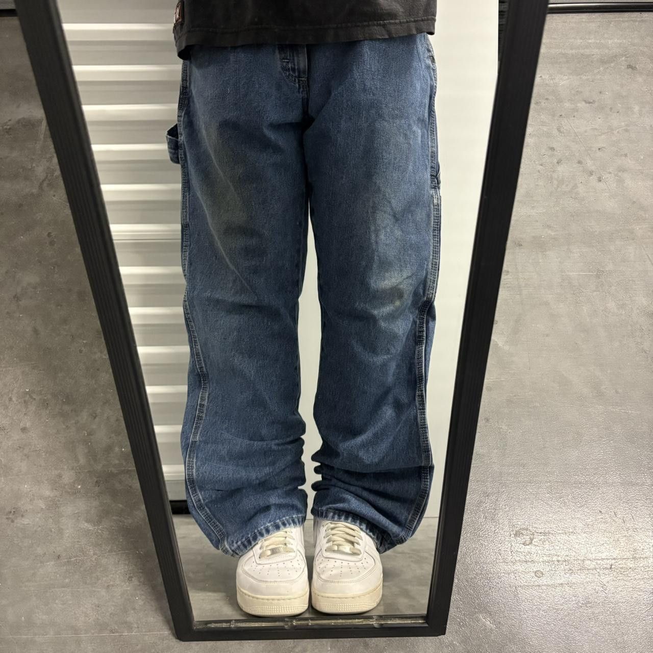 Vintage Crazy Vintage Y2K/2000s Baggy Wideleg Skater Style Carpenter Medium Wash Denim Jeans! Size US 36 / EU 52 - 1 Thumbnail