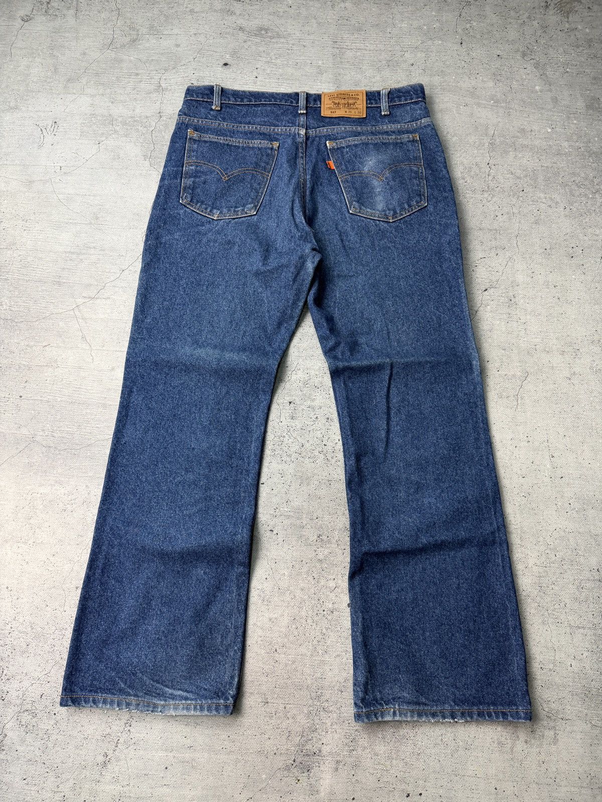 Levi's Jeans 80s Vintage Levi's 517 Light Wash Flared Jeans Size US 36 / EU 52 - 3 Thumbnail