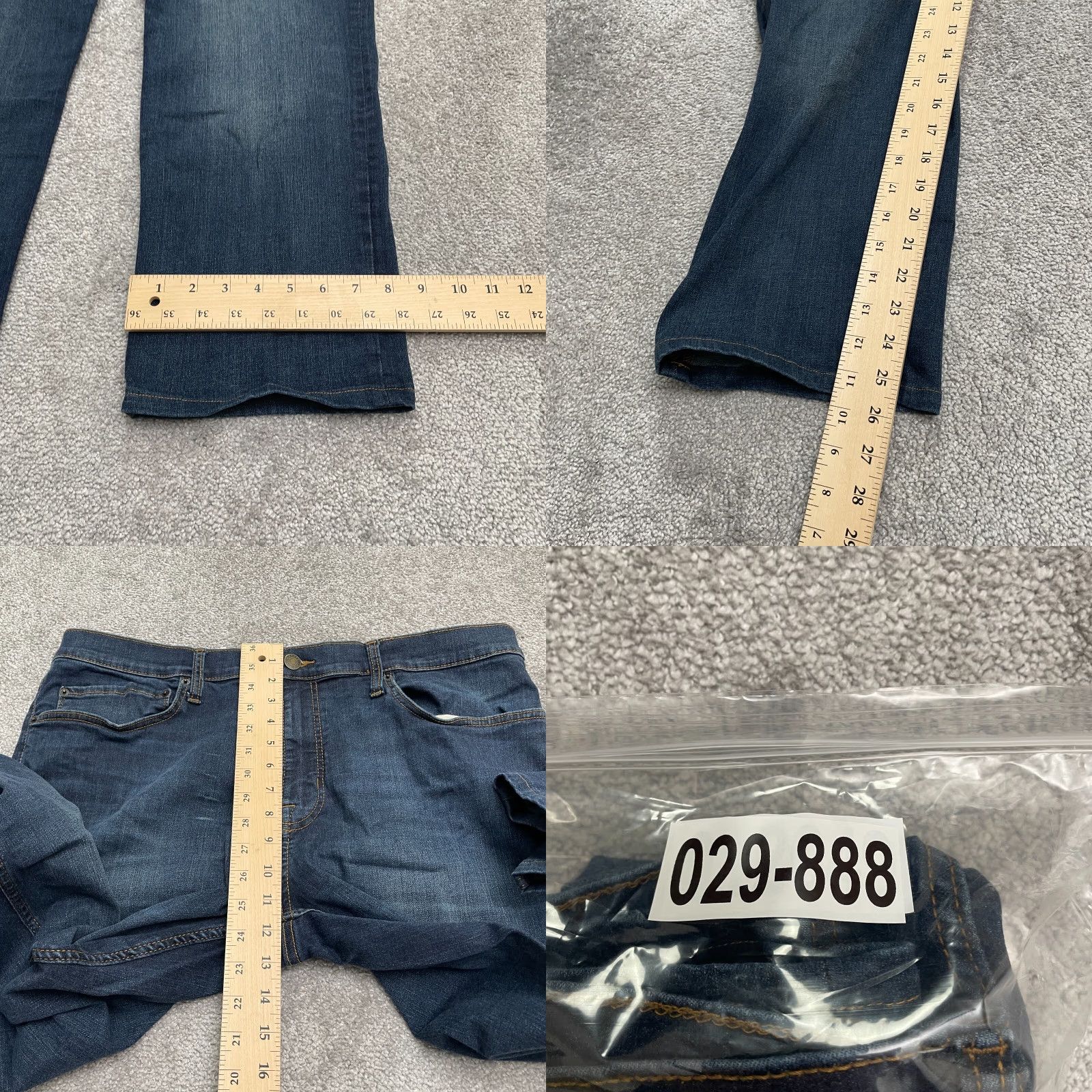Vintage Goodfellow Jeans Slim Fit Denim Mens 40x30 Blue Dark Wash Straight Size US 40 / EU 56 - 9 Thumbnail