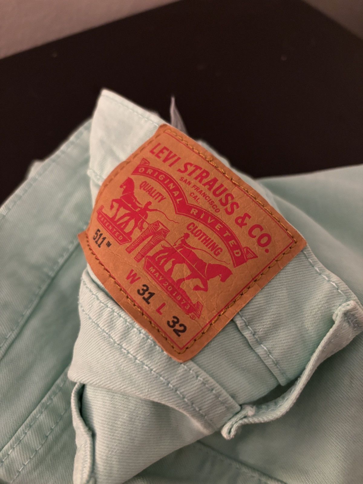 Levi's Levi Teal Denim Size US 31 - 2 Thumbnail