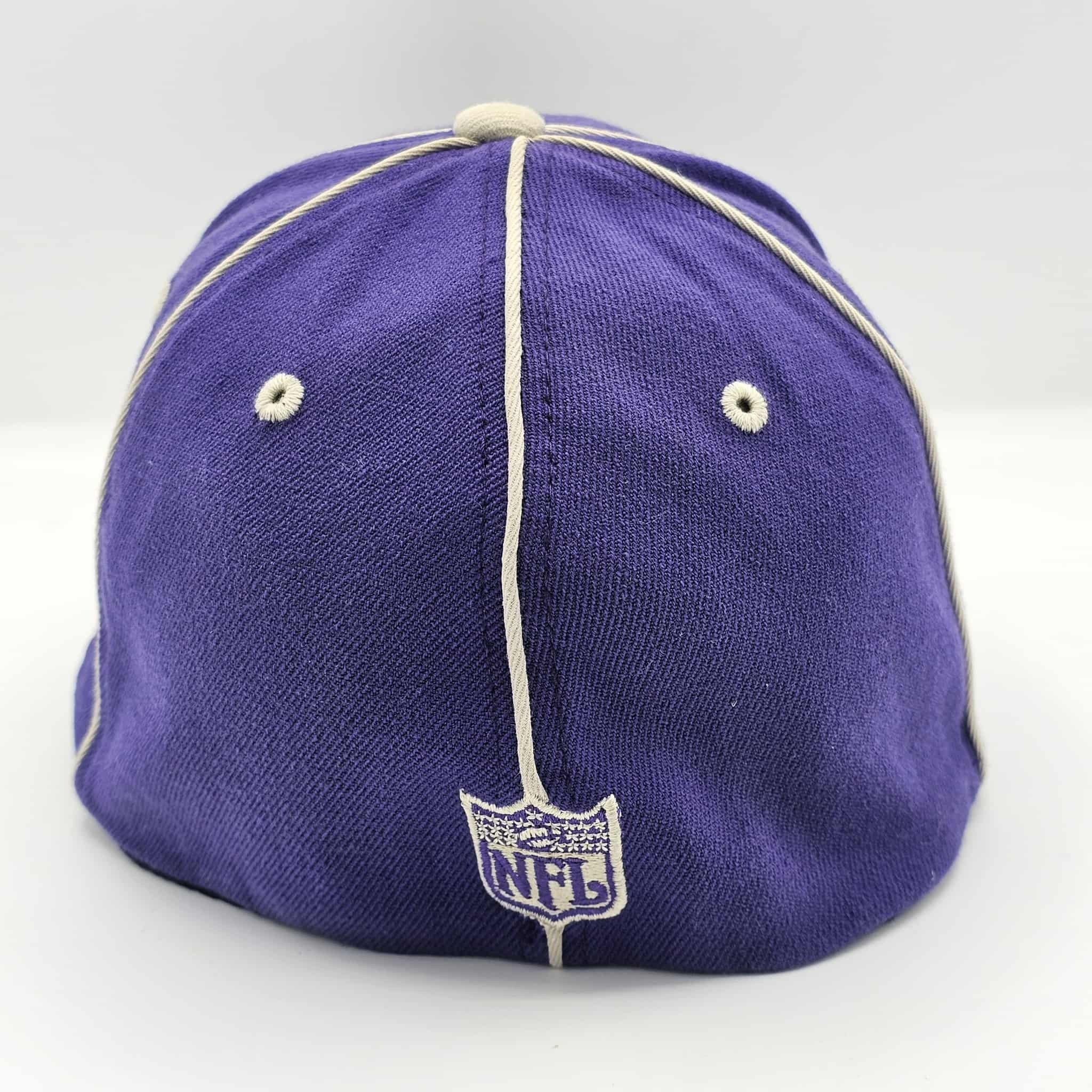 NFL Minnesota Vikings Vintage Y2K Reebok Stretch Hat Size ONE SIZE - 5 Thumbnail