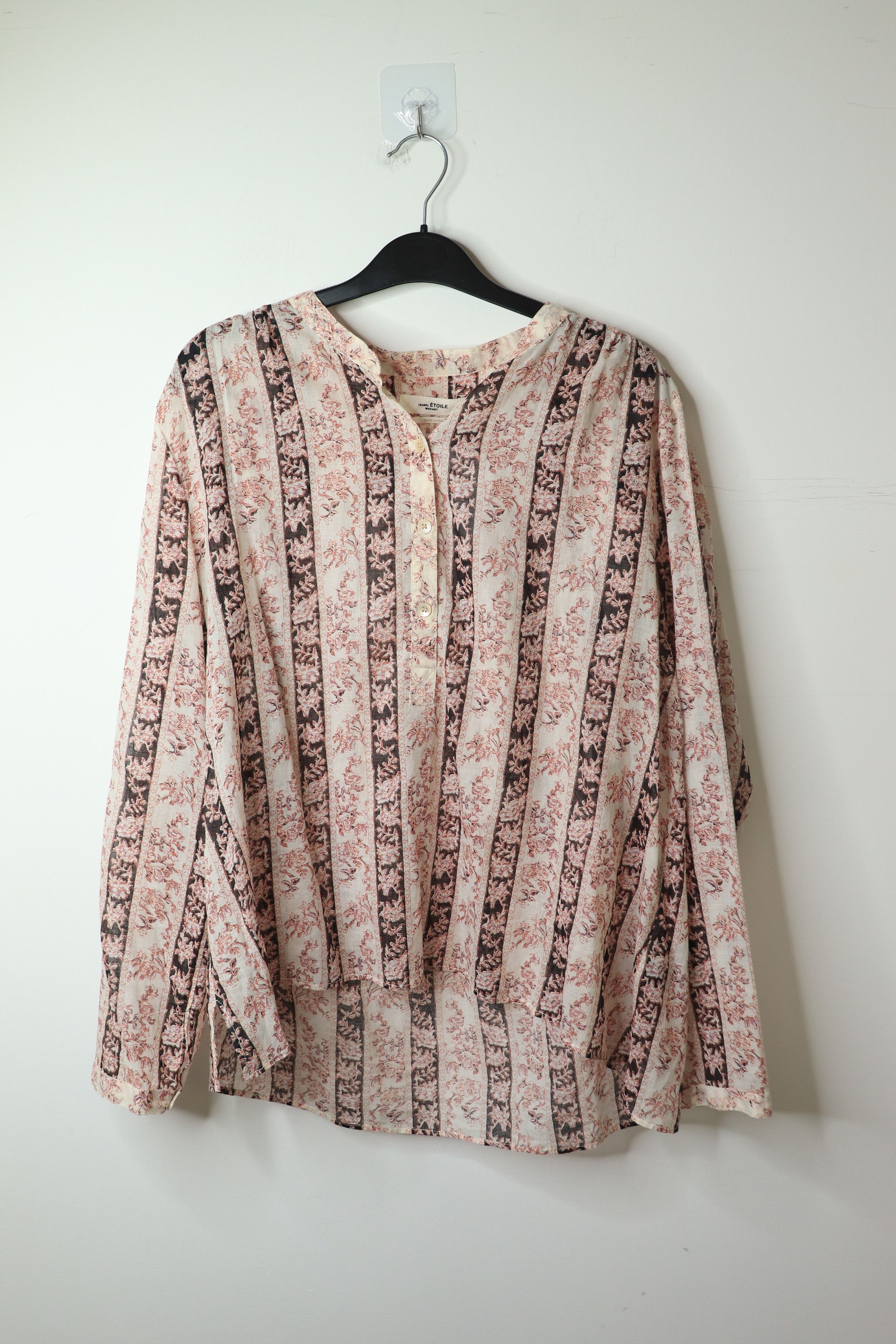 Isabel Marant Etoile Multicolour Maria floral-striped blouse - UK 14 Size L / US 10 / IT 46 - 1 Thumbnail