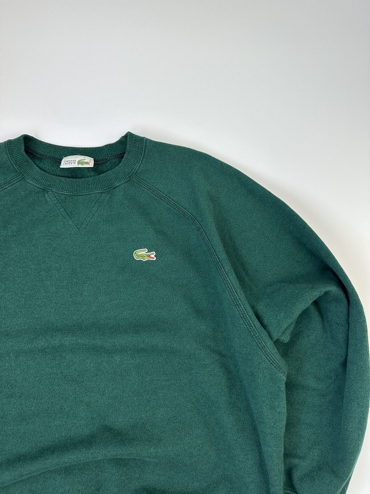 Lacoste 90's Chemise Lacoste Baggy Sweatshirt Logo Green Size US L / EU 52-54 / 3 - 5 Thumbnail