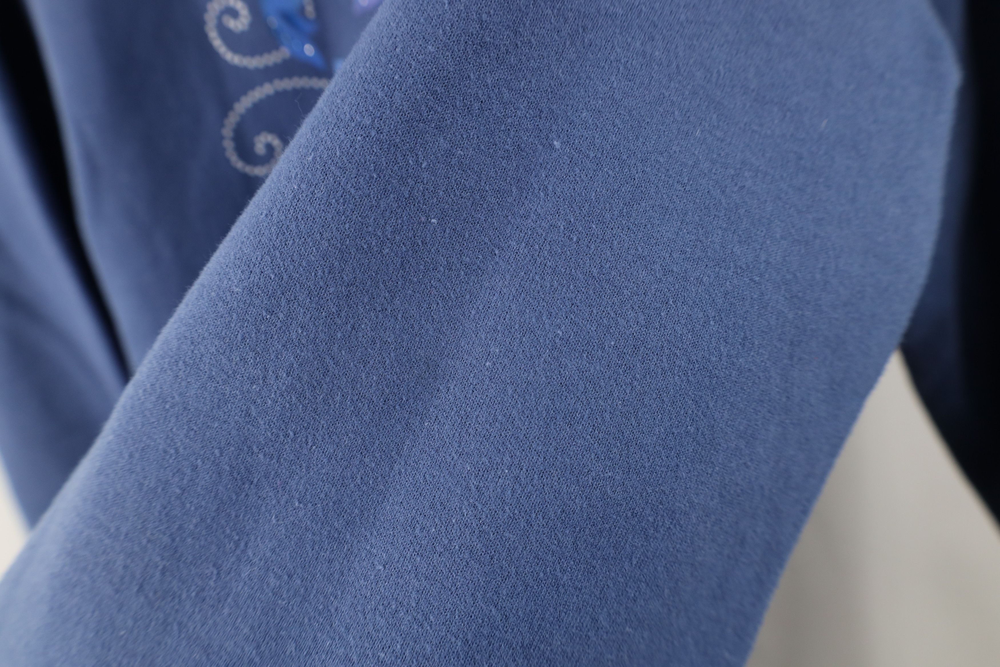 Vintage Vintage 90s Streetwear Nature Fall Leaf Sweatshirt Blue Size L / US 10 / IT 46 - 6 Thumbnail