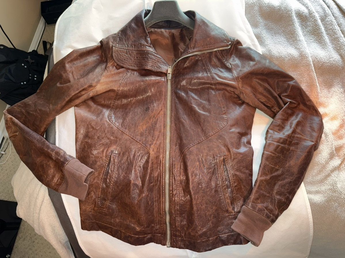 Rick Owens Rick Owens Moody Blistered Calf Skin Bomber Jacket Size US M / EU 48-50 / 2 - 2 Thumbnail