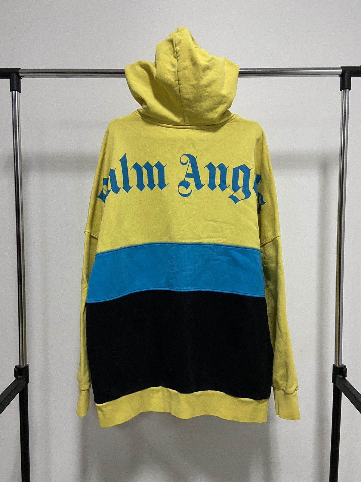 Palm Angels × Vintage Palm angels hoodie big logo yellow vintage Size US L / EU 52-54 / 3 - 1 Thumbnail