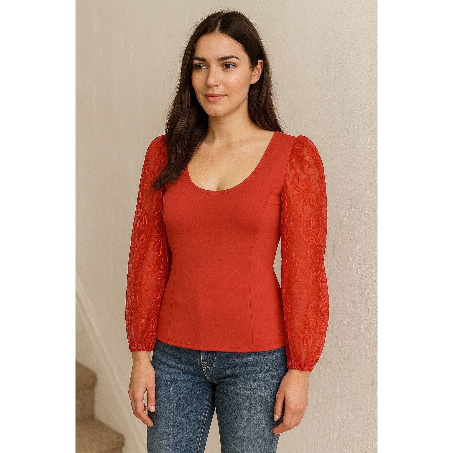 Other Marc New York Puff Sleeve Embroidered Top XS Size XS / US 0-2 / IT 36-38 - 3 Thumbnail