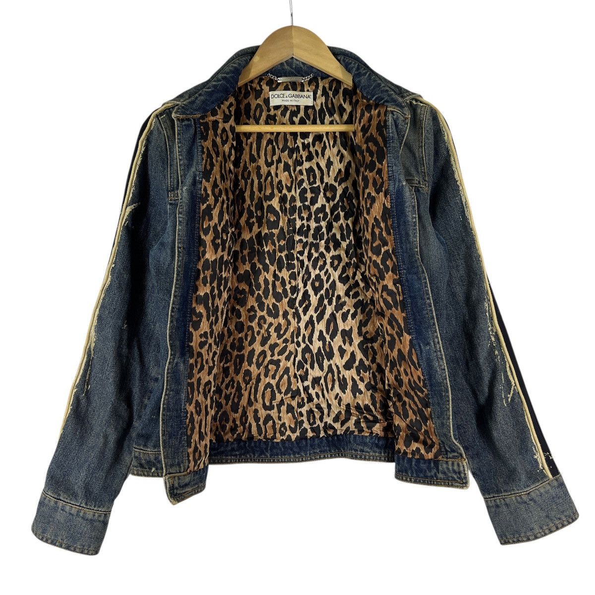 Dolce & Gabbana 🔥 Dolce & Gabbana Denim Line 21 Leopart Lining Jacket Size M / US 6-8 / IT 42-44 - 11 Thumbnail