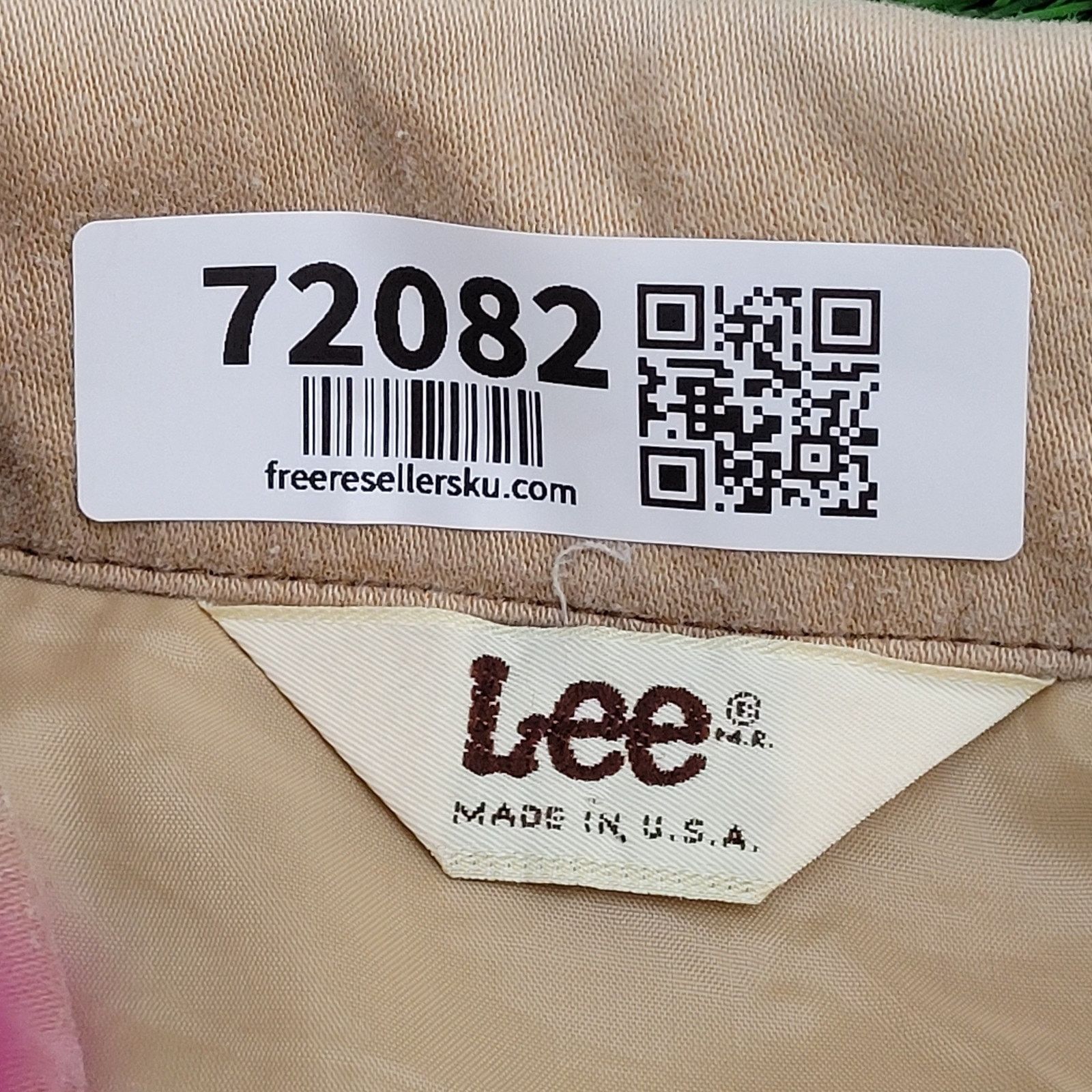Lee Vintage 60s Lee Snap Button Shirt XL 24x29 Khaki Brown USA Size US XL / EU 56 / 4 - 8 Thumbnail