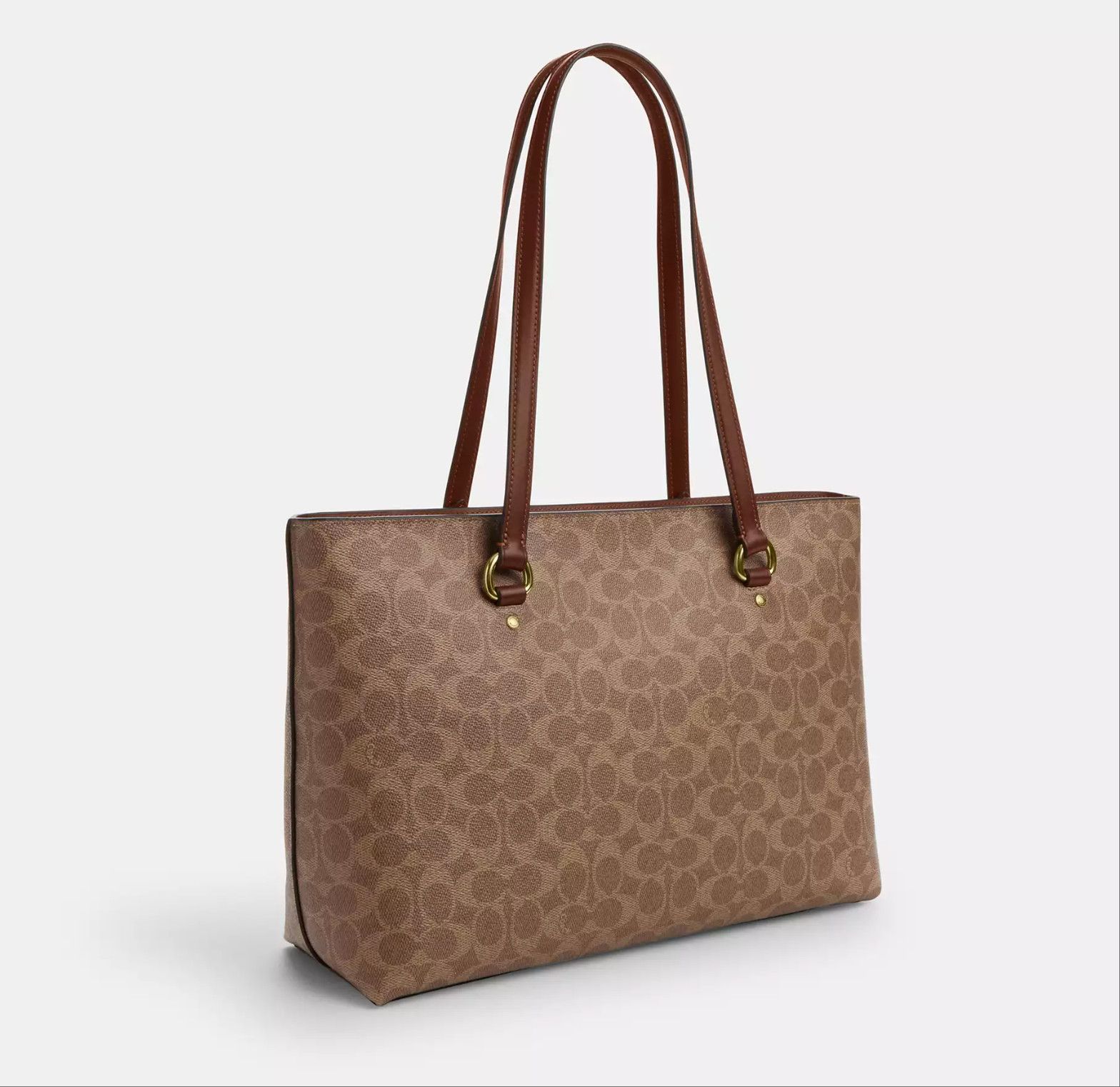 Coach Station Tote Bag In Signature Canvas CCD69 Size ONE SIZE - 10 Thumbnail