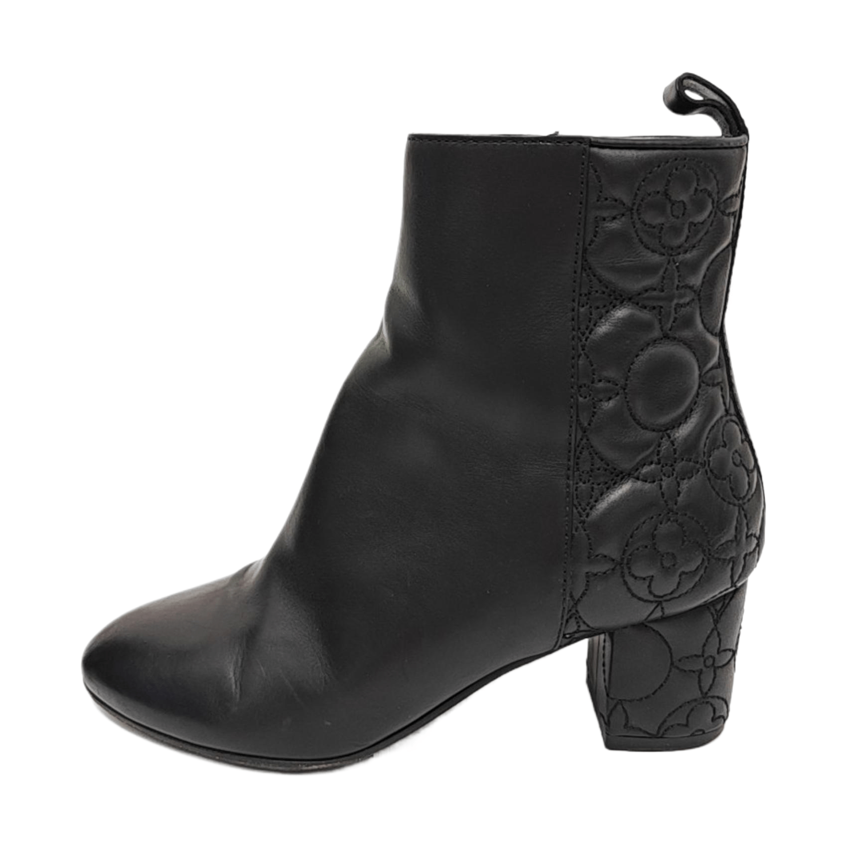 Louis Vuitton Louis Vuitton Monogram Embroidered Ankle Boots Size 35 Size US 5 / IT 35 - 1 Thumbnail