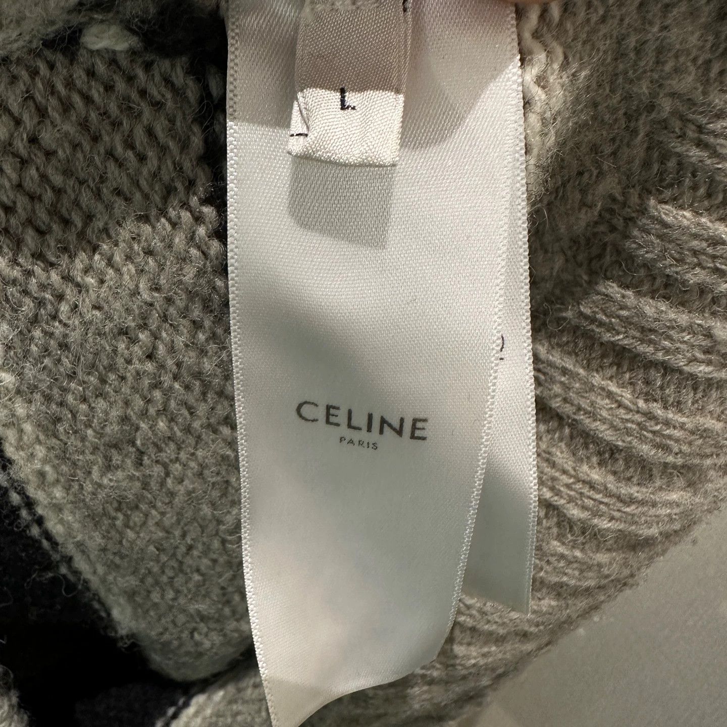 Celine Celine Triomphe Striped Wool Sweater L Size L / US 10 / IT 46 - 4 Thumbnail