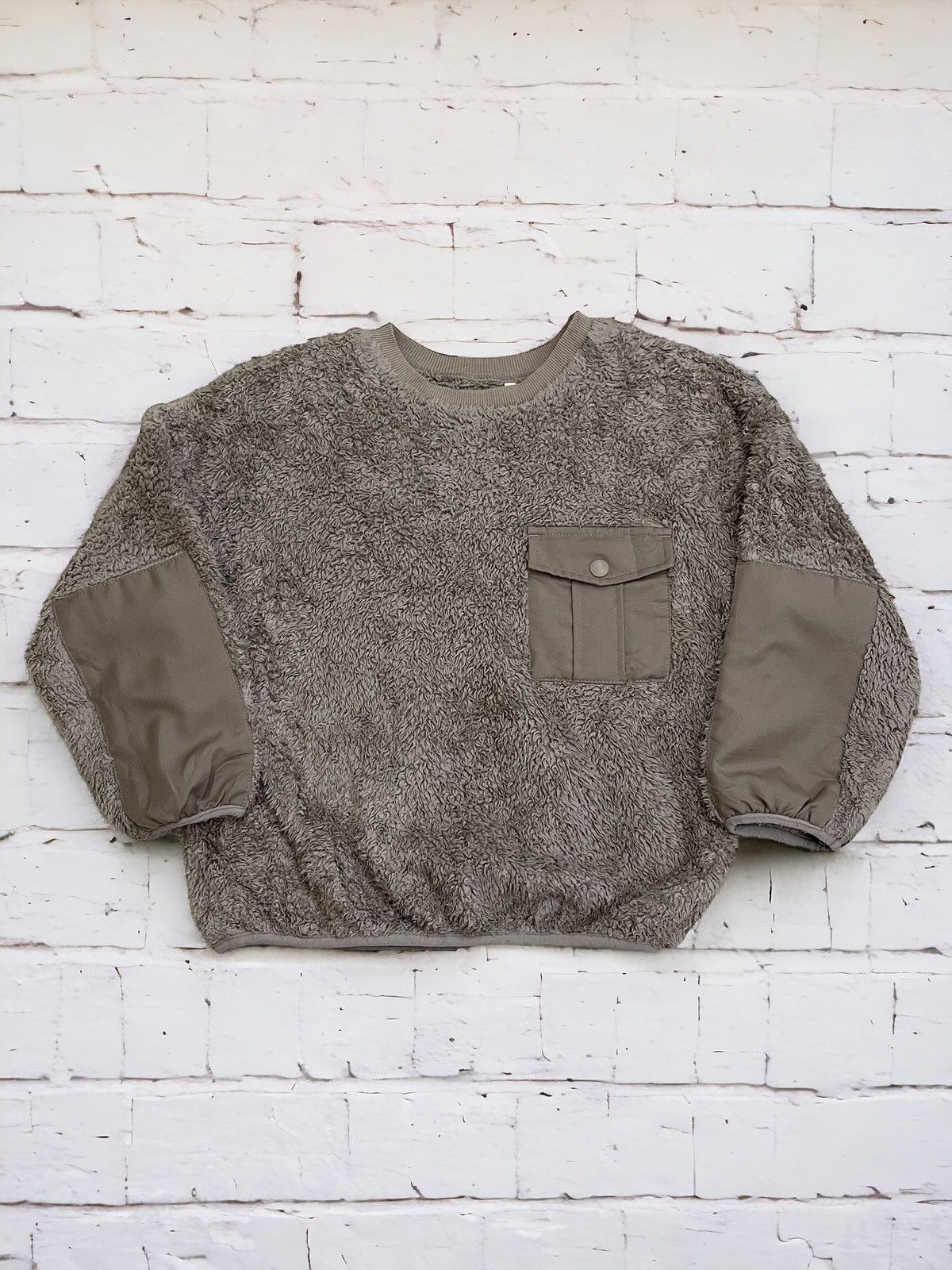GU GU Tactical Army Fleece Crop Sweatshirt Size XXS / US 00 / IT 34 - 1 Thumbnail