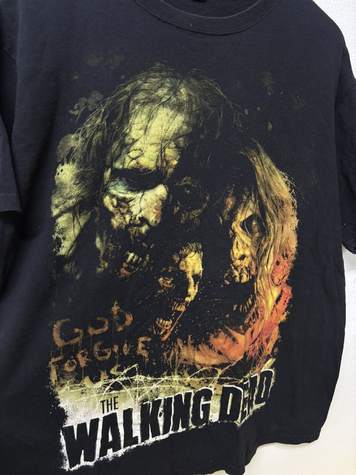Vintage The Walking Dead Michonne & Zombies Full Over Big print Size US M / EU 48-50 / 2 - 2 Thumbnail