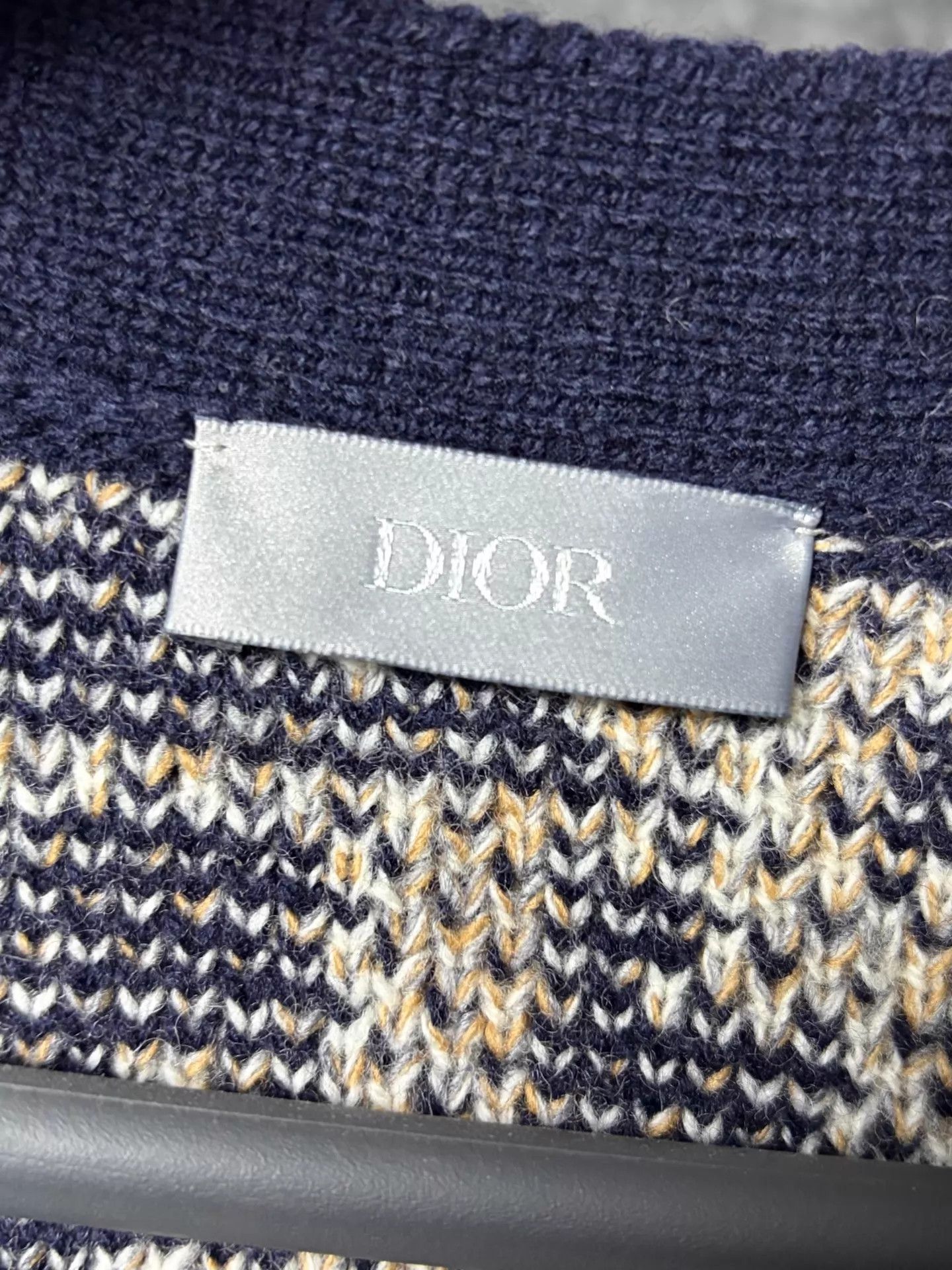 Dior Dior Allover Print 100% Wool Knit Cardigan L Size US L / EU 52-54 / 3 - 3 Thumbnail
