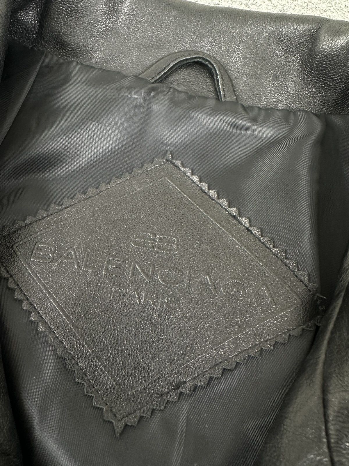 Balenciaga Balenciaga - Nicolas Ghesquiere 1997 Zip-Up Leather Jacket Size US M / EU 48-50 / 2 - 12 Thumbnail