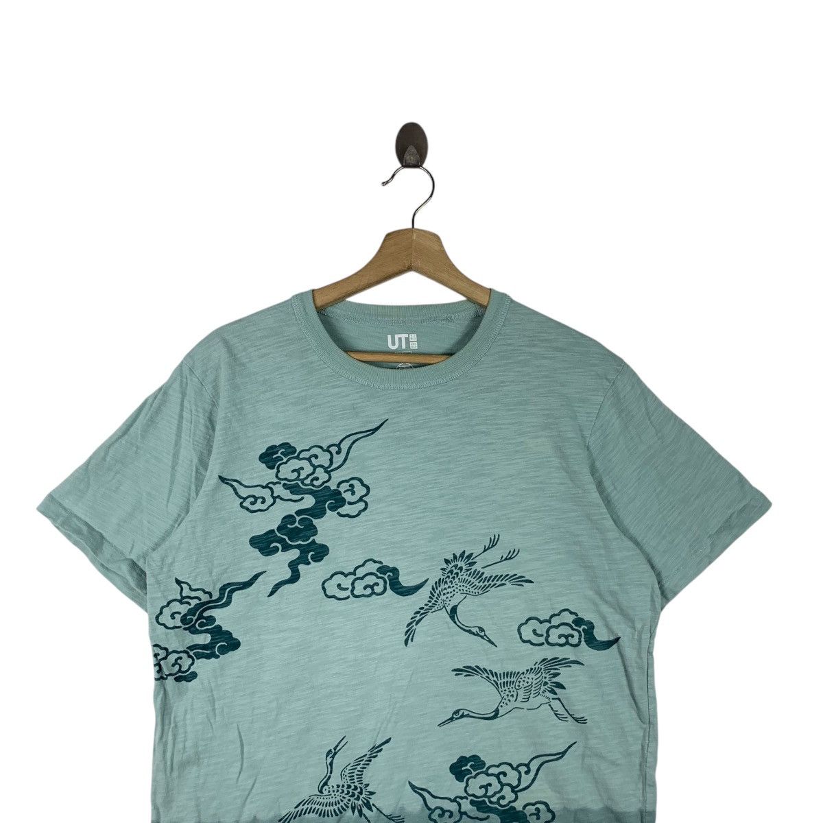 Uniqlo UNIQLO x KARAKAMI KARACHO Japan Heren Bird Tee Shirt Top Size L / US 10 / IT 46 - 2 Thumbnail
