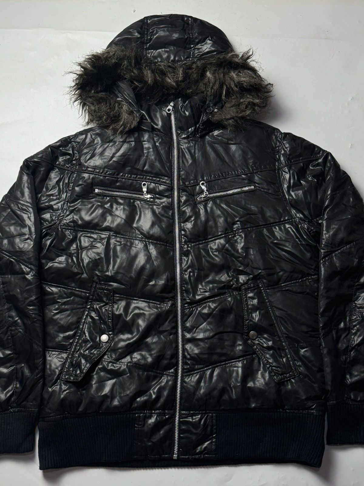 If Six Was Nine Fur Puffer Hoodie Jacket Size US M / EU 48-50 / 2 - 3 Thumbnail