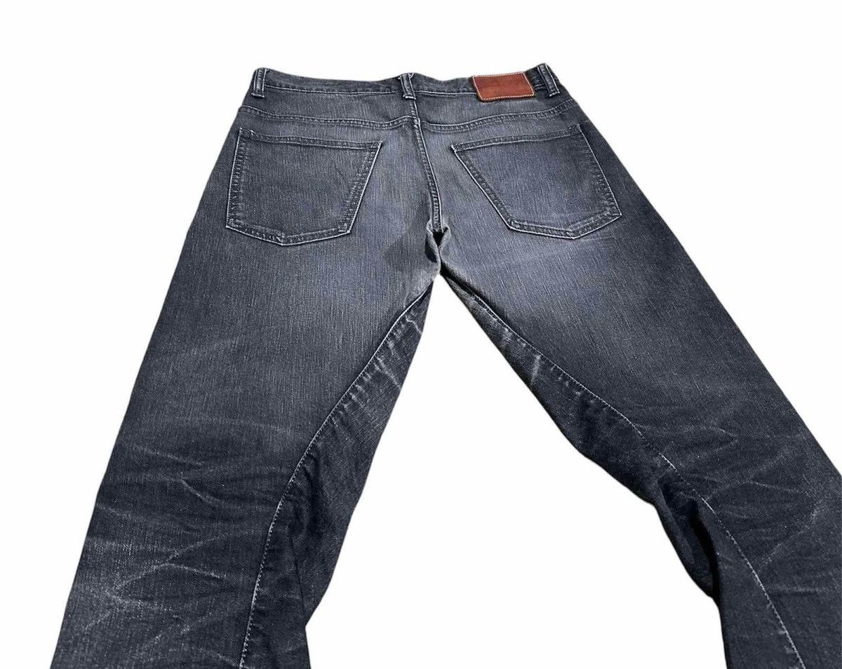 If Six Was Nine × Japanese Brand × RIPVANWINKLE 🔥Y2K Archived Rip Van Winkle Twisted Curve Biker Denim Size US 33 - 9 Thumbnail