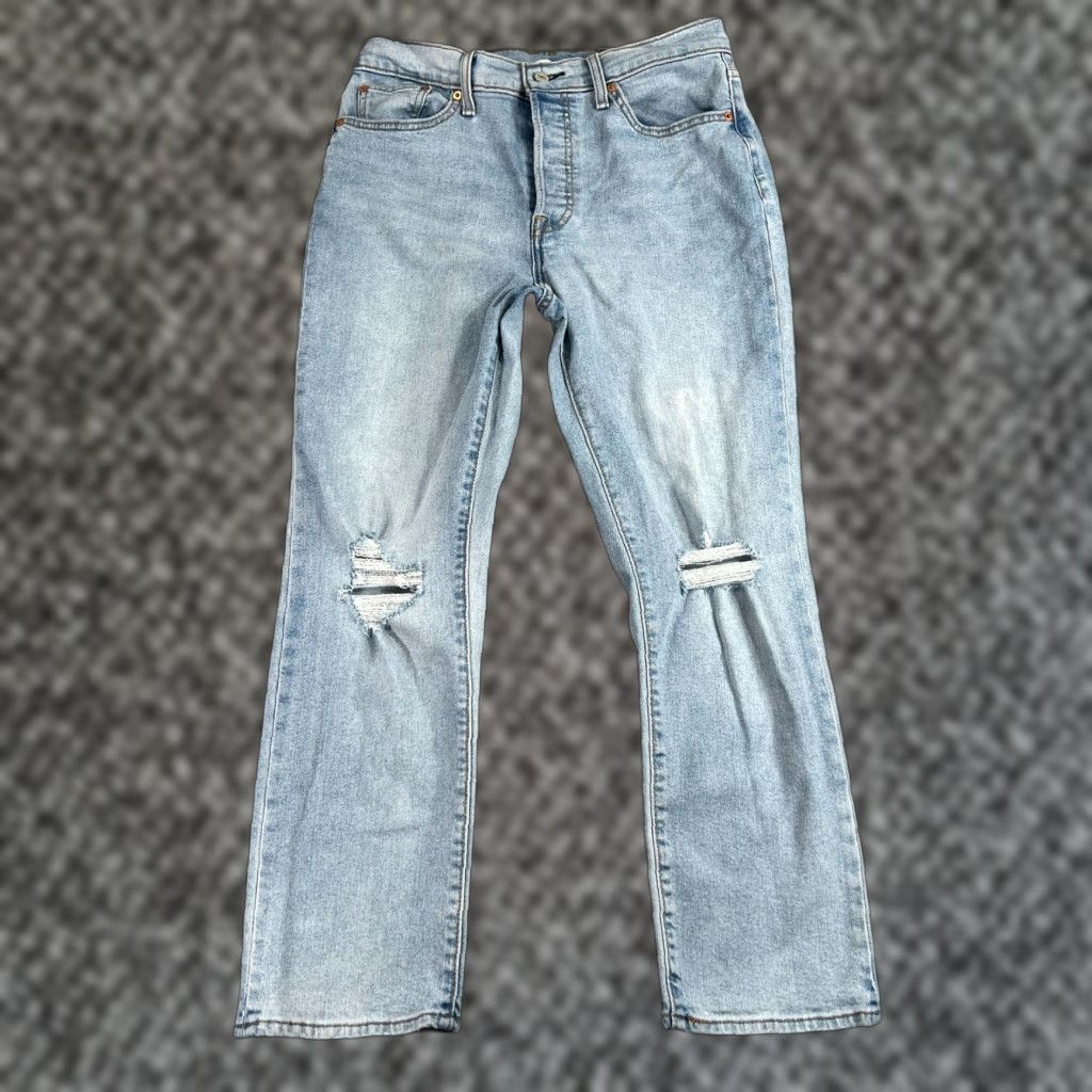 Levi's Levi’s Jeans Women’s Size 31 Wedgie Straight Button Fly Blue Denim Size 24" / US 00 / IT 34 - 1 Thumbnail