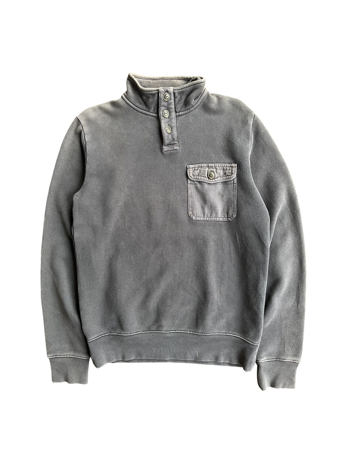 Timberland Early 00s Timberland Faded Turtle Button Sweatshirt Size US L / EU 52-54 / 3 - 1 Thumbnail