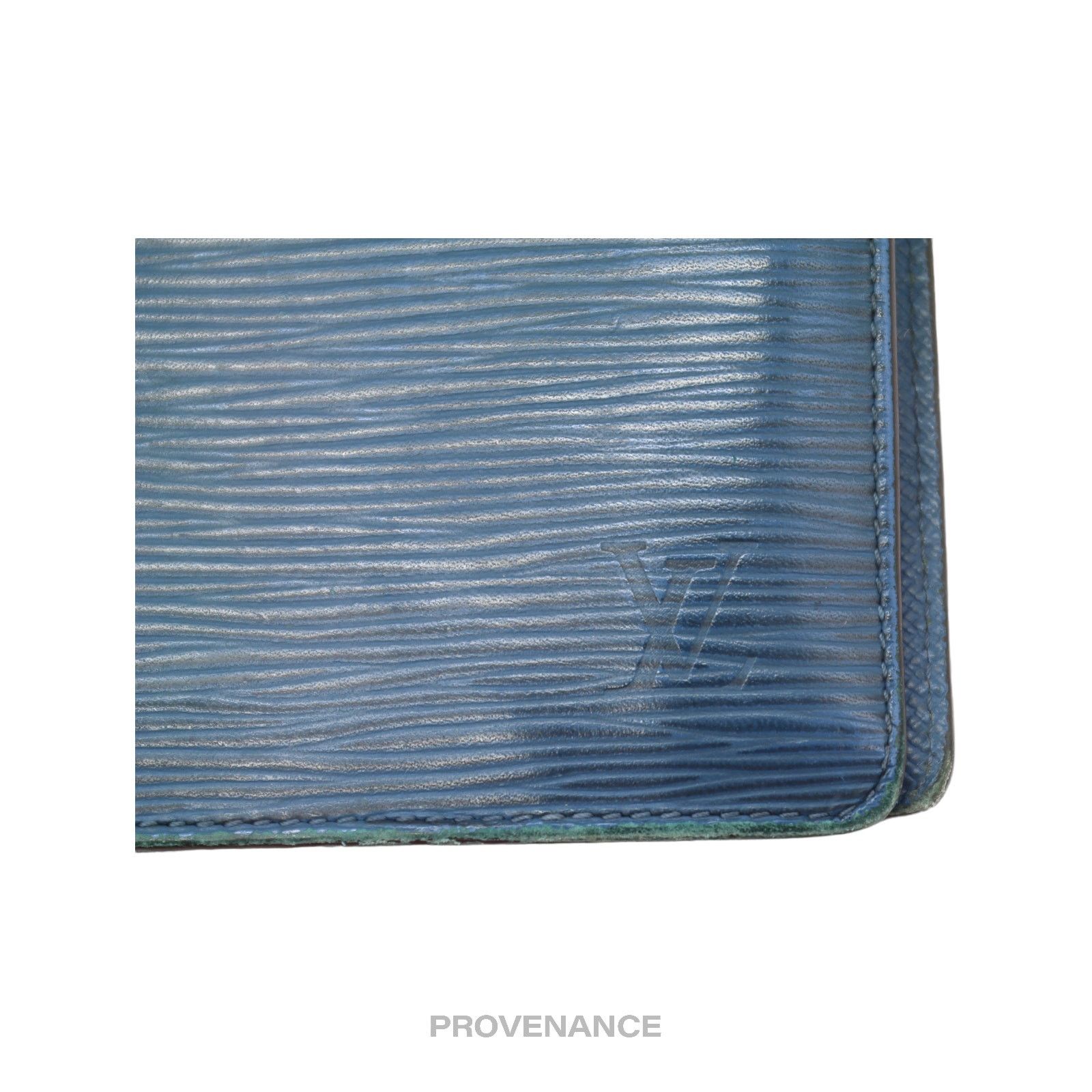 Louis Vuitton 🔴 Louis Vuitton Brazza Long Wallet - Blue Epi Leather Size ONE SIZE - 6 Thumbnail