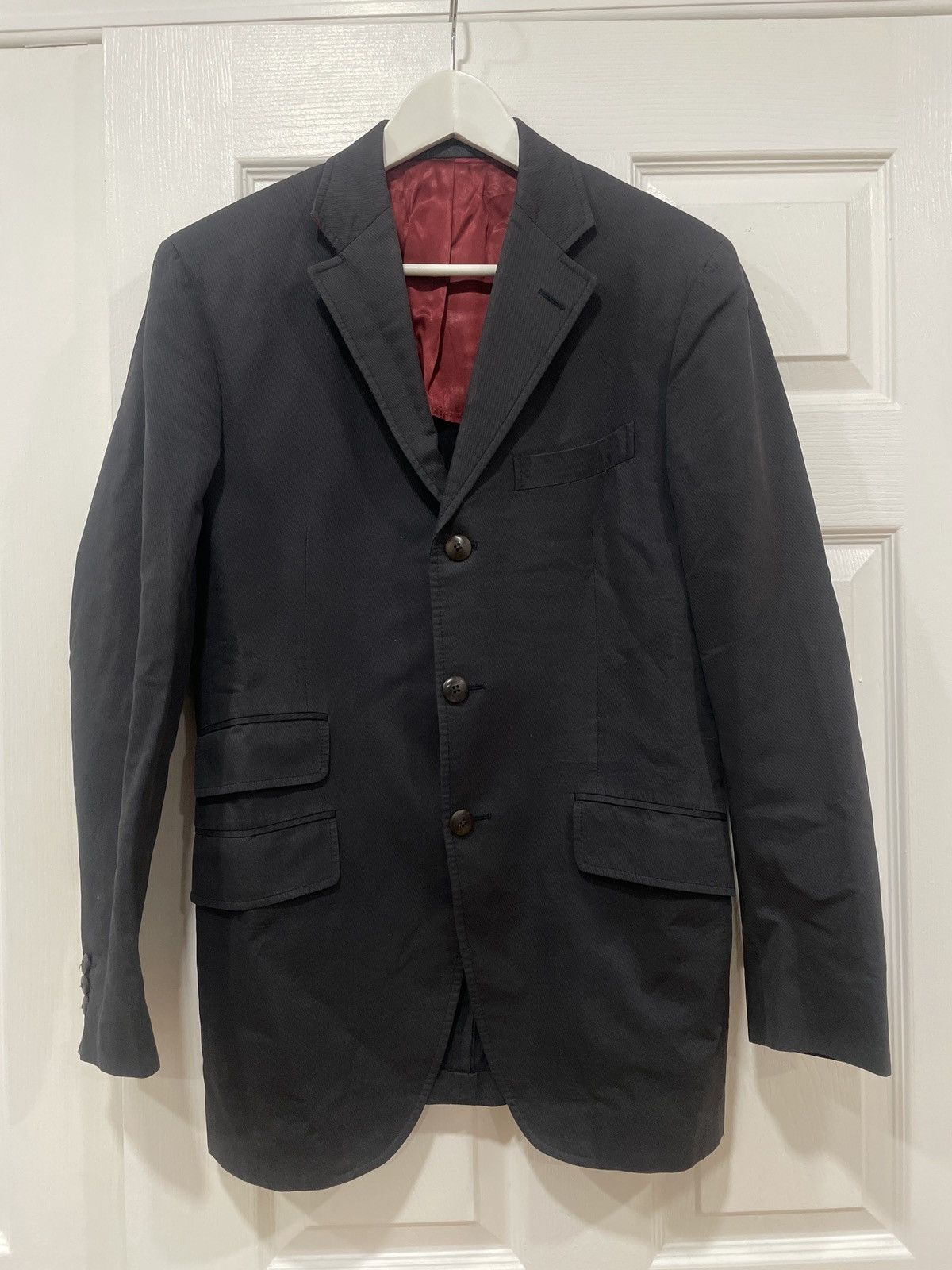 Etro Etro Milano gray cotton suit Size 38L - 1 Thumbnail