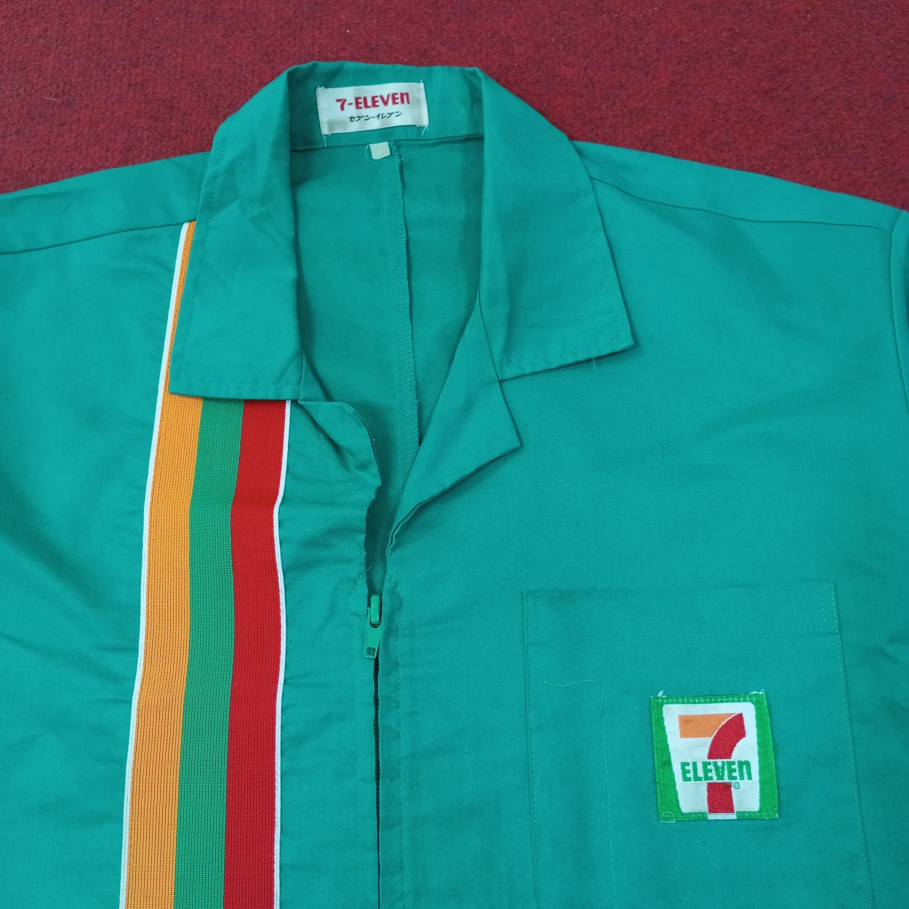 Vintage 7 Eleven Workwear Uniform Jacket c239n80 Size US L / EU 52-54 / 3 - 2 Thumbnail