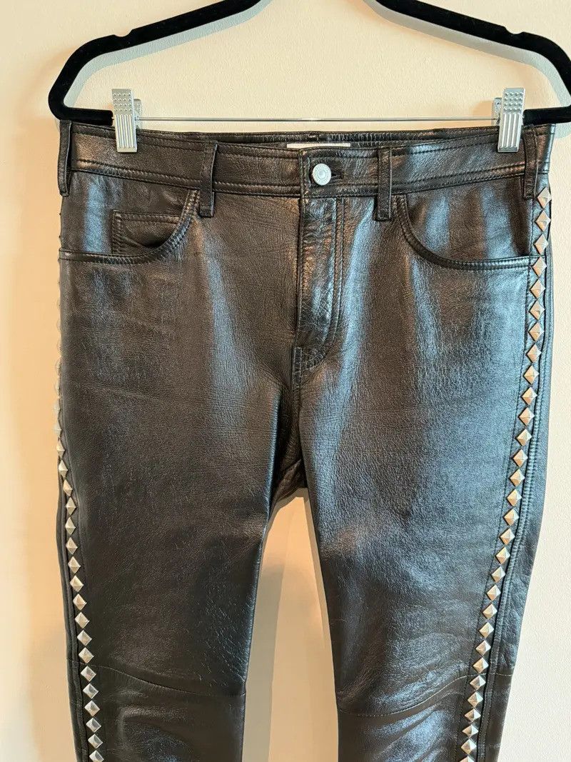 Celine Studded Leather Jeans Runway Size US 30 / EU 46 - 2 Thumbnail