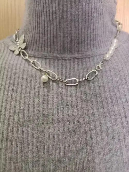 Other Butterfly Titanium steel Necklace Chain Size ONE SIZE - 2 Thumbnail