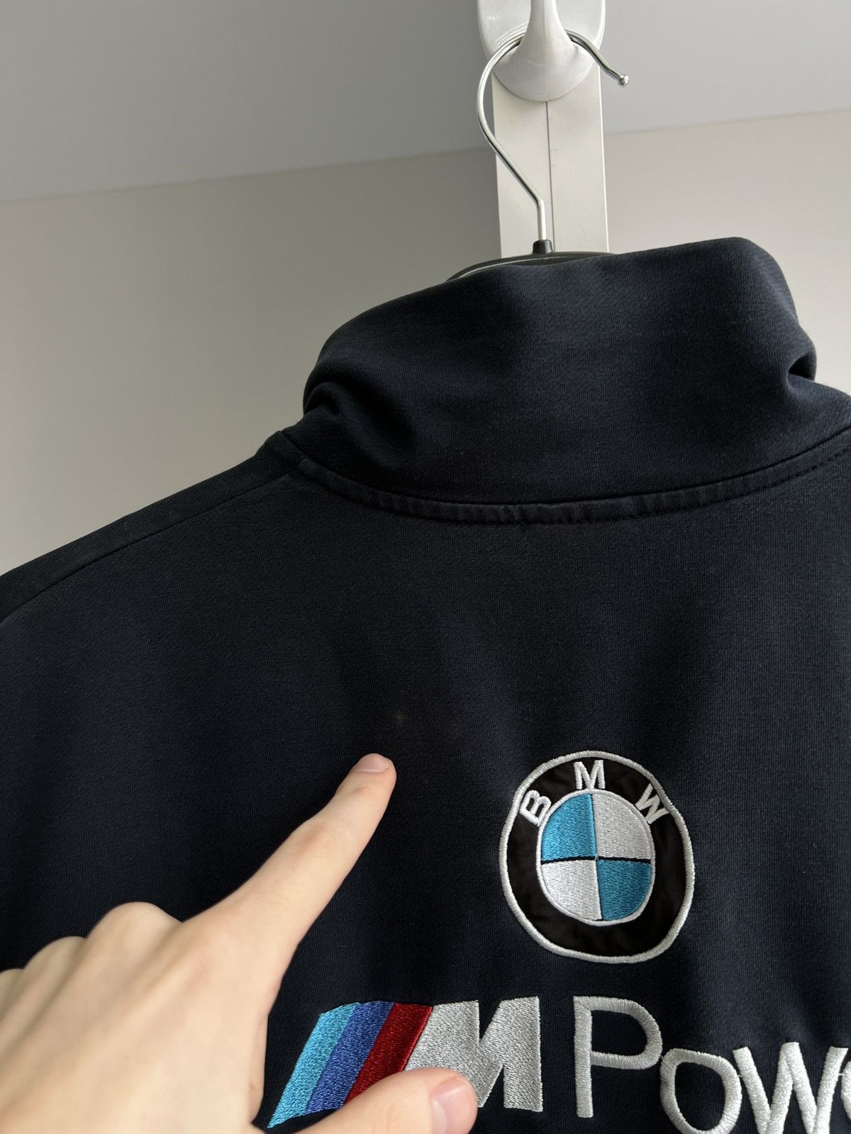 BMW × Vintage Vintage BMW Racing zip sweatshirt Size US L / EU 52-54 / 3 - 12 Thumbnail