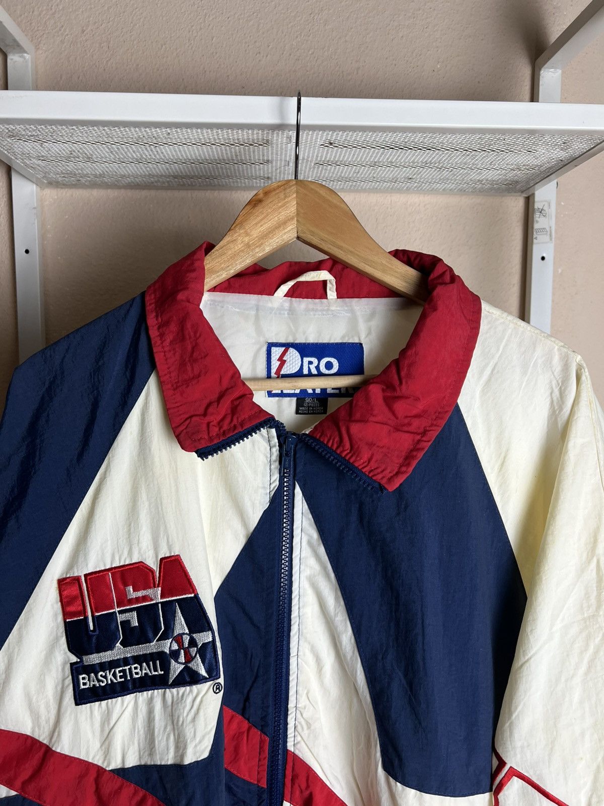Pro Player × Vintage Vintage Pro Player USA Basketball Baggy Light Jacket Size US XL / EU 56 / 4 - 2 Thumbnail