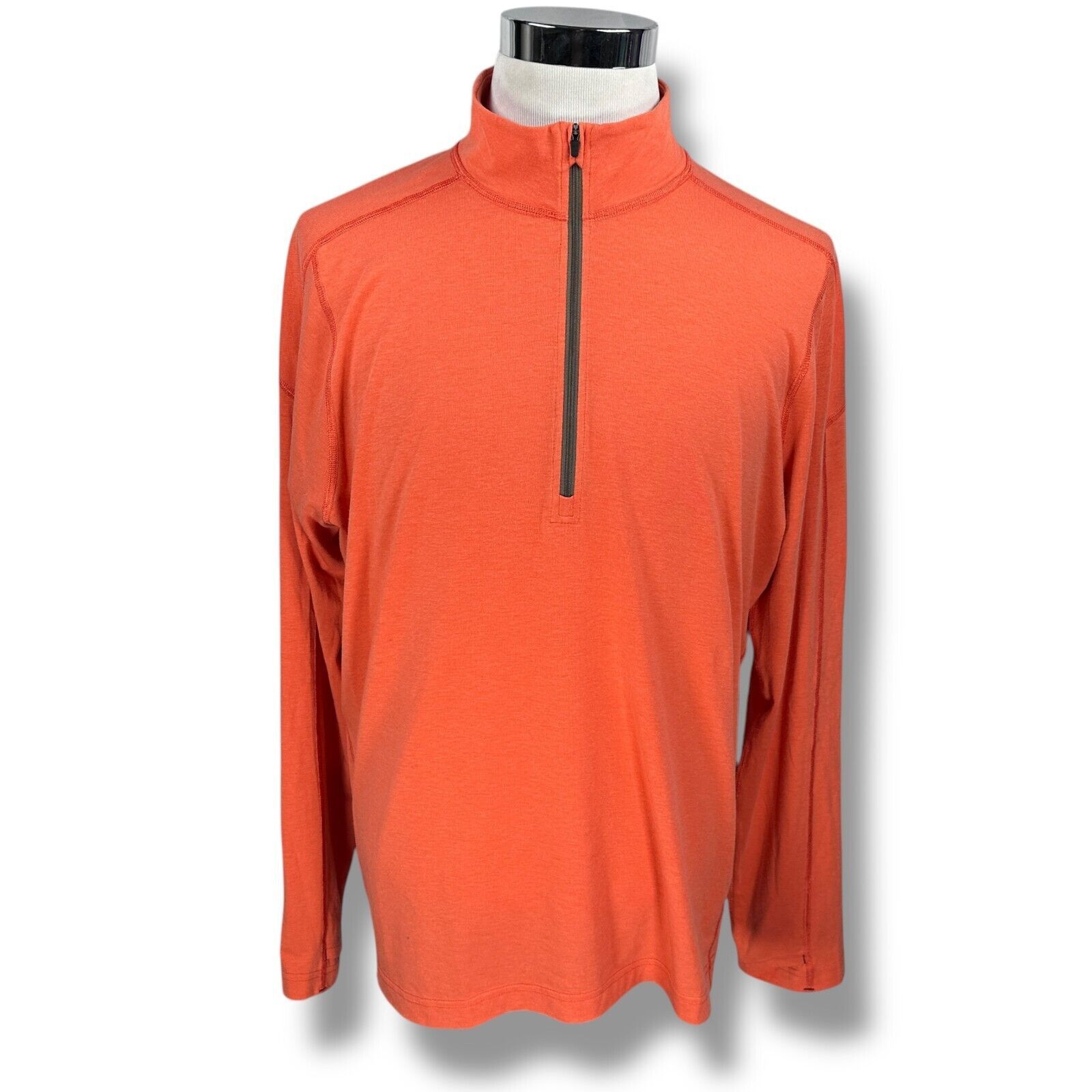 Stio Stio Top Men's XL Orange Stretch Performance 1/2 1/4 Size US XL / EU 56 / 4 - 1 Thumbnail