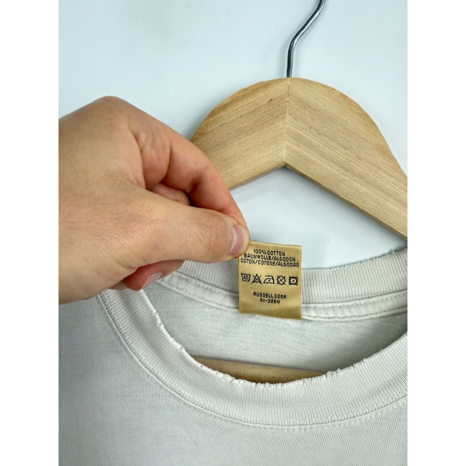 Jerzees VINTAGE Breitling Emergency Swiss Switzerland T-Shirt Size L White 90s Mens Shirt Size US L / EU 52-54 / 3 - 7 Thumbnail