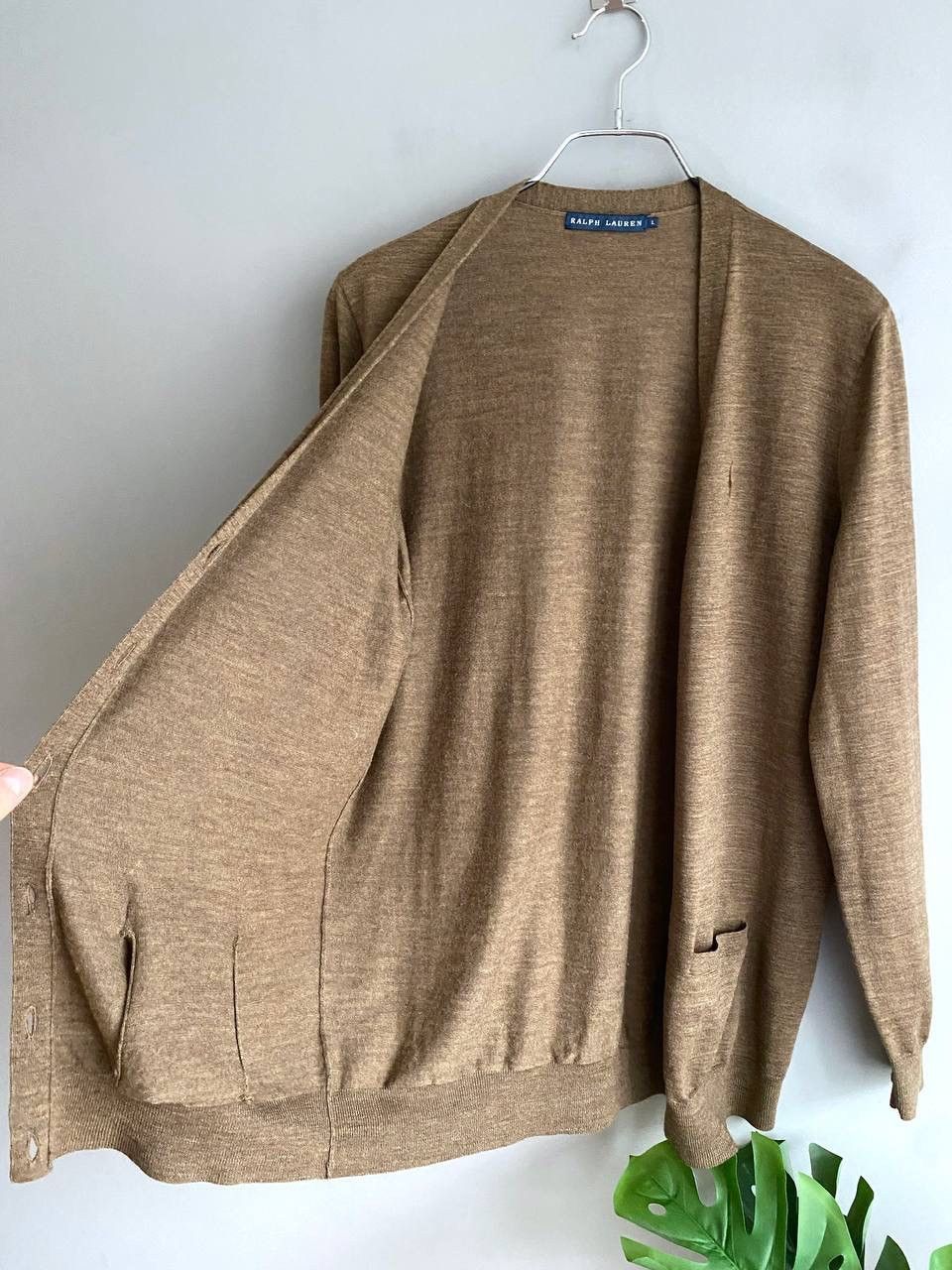 Polo Ralph Lauren Ralph Lauren 100% Merino Wool Women's Knit Cardigan, Size L Size L / US 10 / IT 46 - 9 Thumbnail