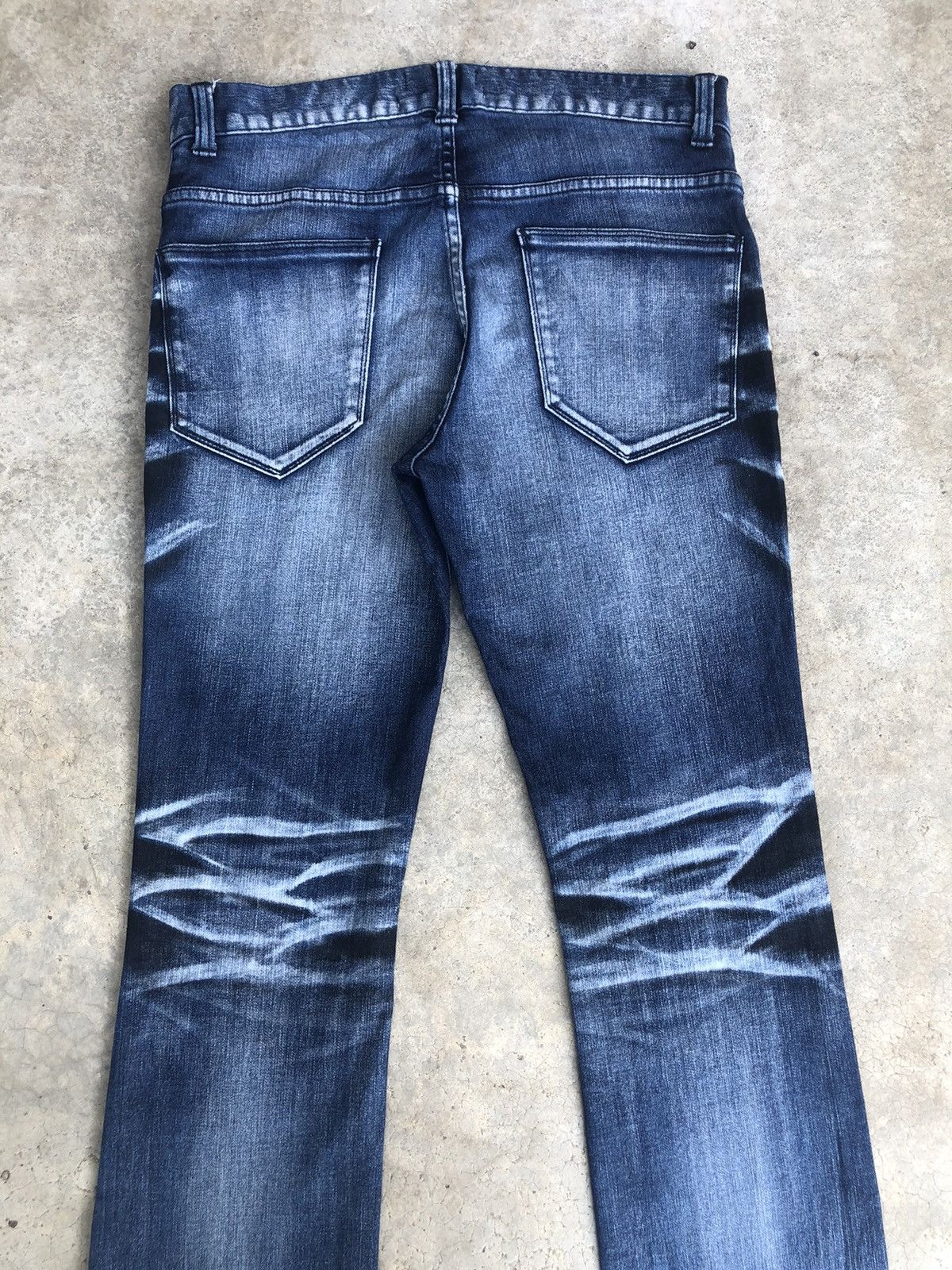 semanticdesign Japanese Semantic Design Flared Jeans Distressed Jeans Size US 31 - 9 Thumbnail