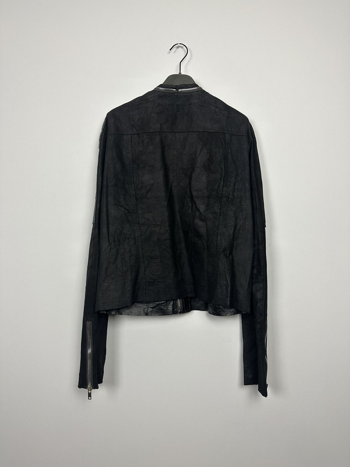 Rick Owens SS21 ‘PHLEGETHON’ Performa Shoulder Cropped Klaus Jacket Size US M / EU 48-50 / 2 - 5 Thumbnail