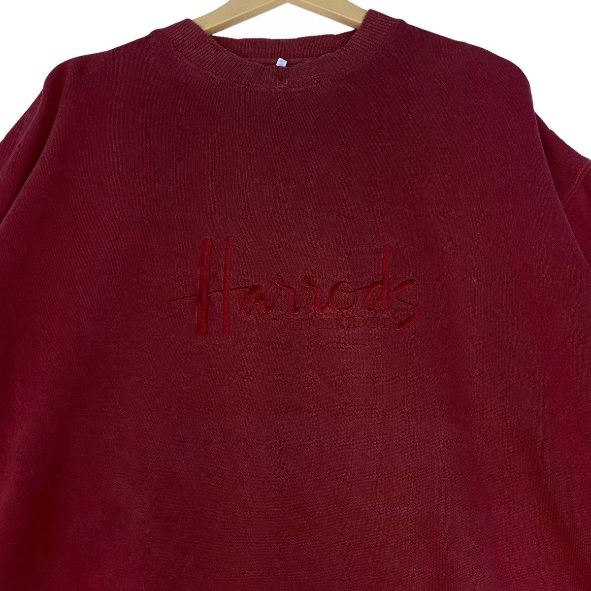 Harrods × Vintage Vintage Harrods Sweatshirt Crewneck Embroidered Big Logo Size US L / EU 52-54 / 3 - 4 Thumbnail