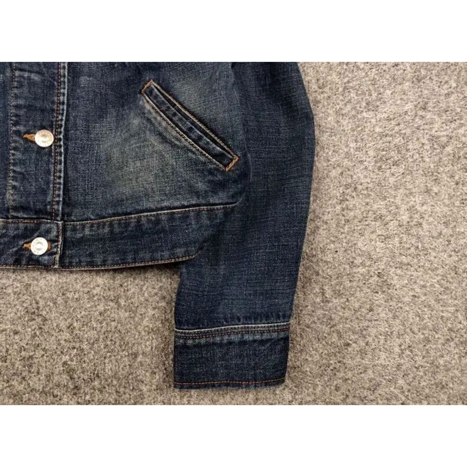 Vintage Isabel Marant Étoile Bolinea Denim Jacket Women's 38 Blue Cotton Puff Sleeve Mid-Length Vintage No N/A Size XS / US 0-2 / IT 36-38 - 6 Thumbnail