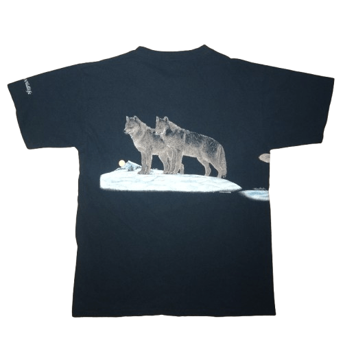 Vintage vintage 80's Harlequin NG Teena Houck wildlife t-shirt Size US M / EU 48-50 / 2 - 1 Thumbnail