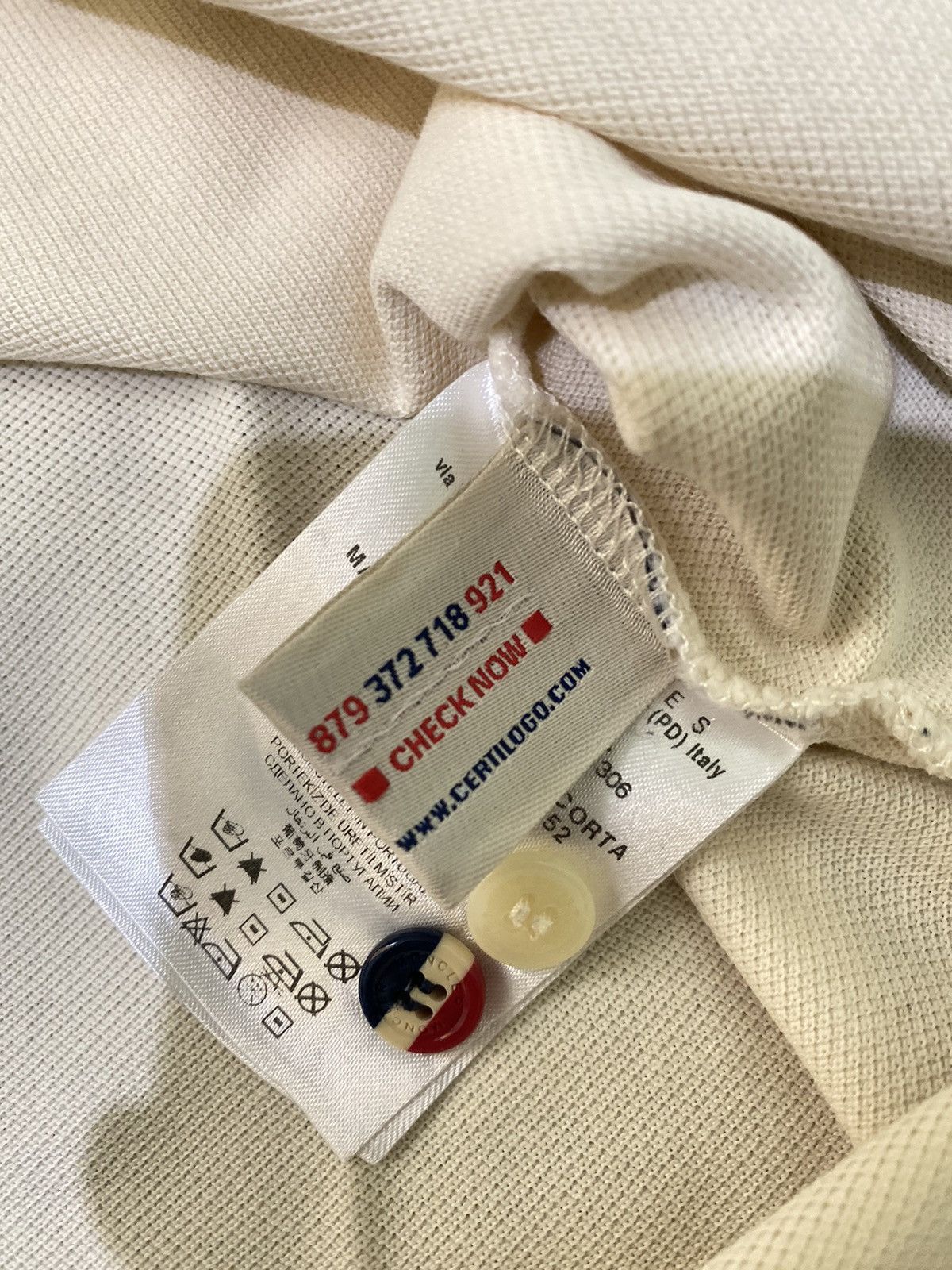 Moncler Grenoble Moncler grenoble off white polo Size US L / EU 52-54 / 3 - 7 Thumbnail